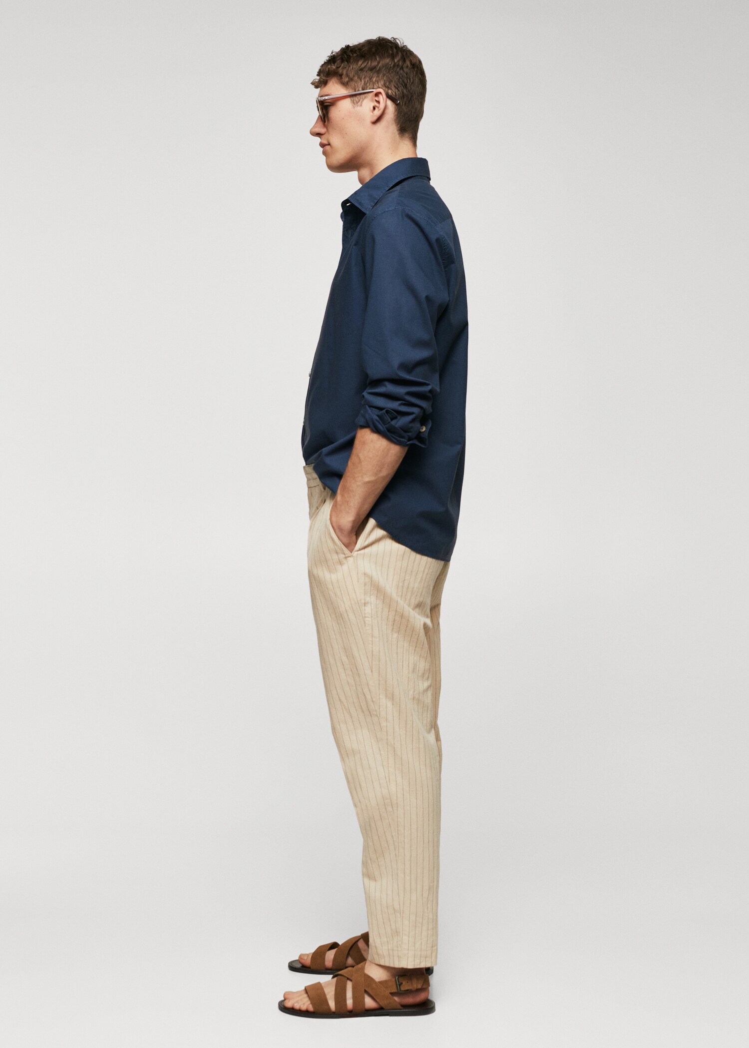 Chemise regular-fit voile de coton - Détail de l'article 2