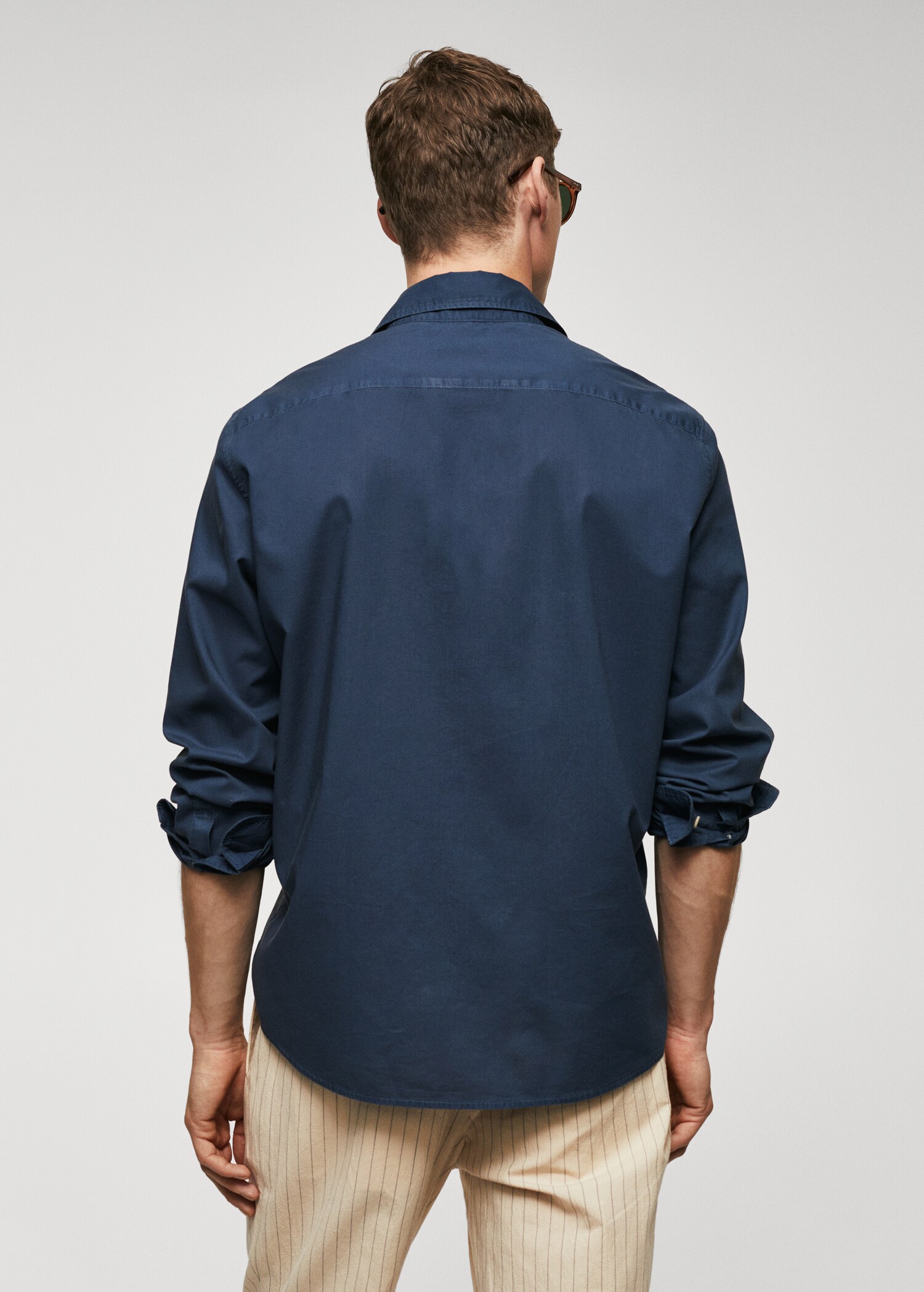 Chemise regular-fit voile de coton - Verso de l’article