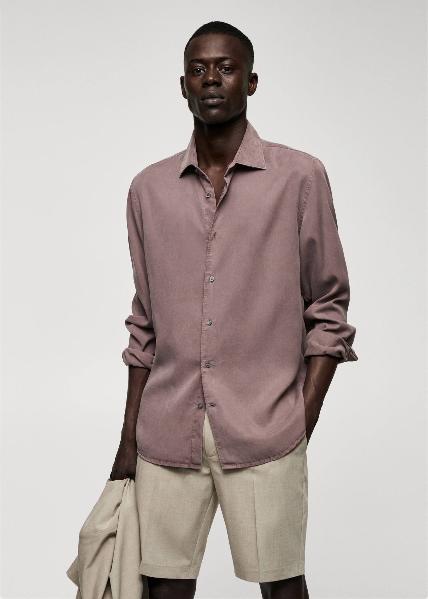 Lyocell fluid shirt - Medium plane