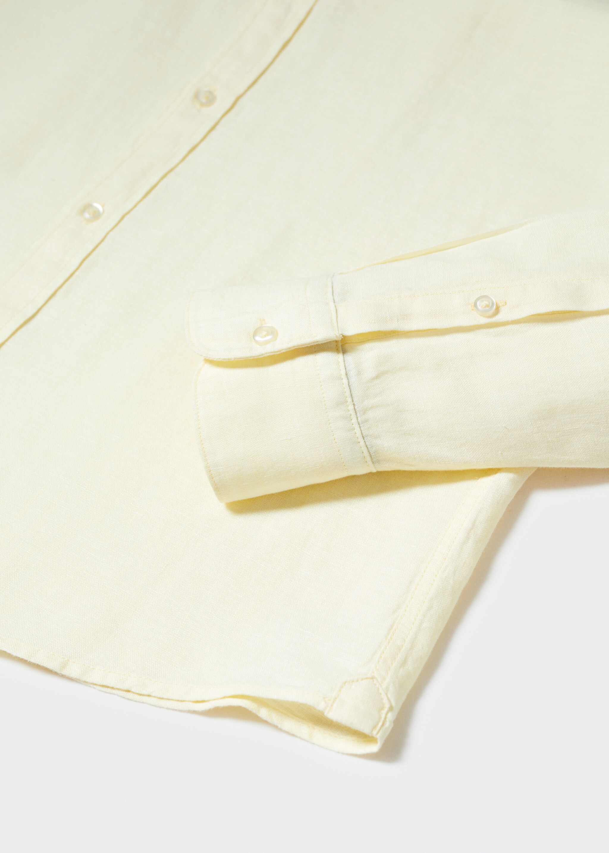 Camisa 100% lino cuello mao - Detalle del artículo 8