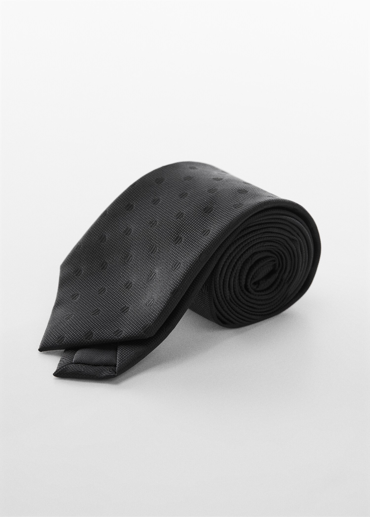 Corbata micro estampado - Plano medio