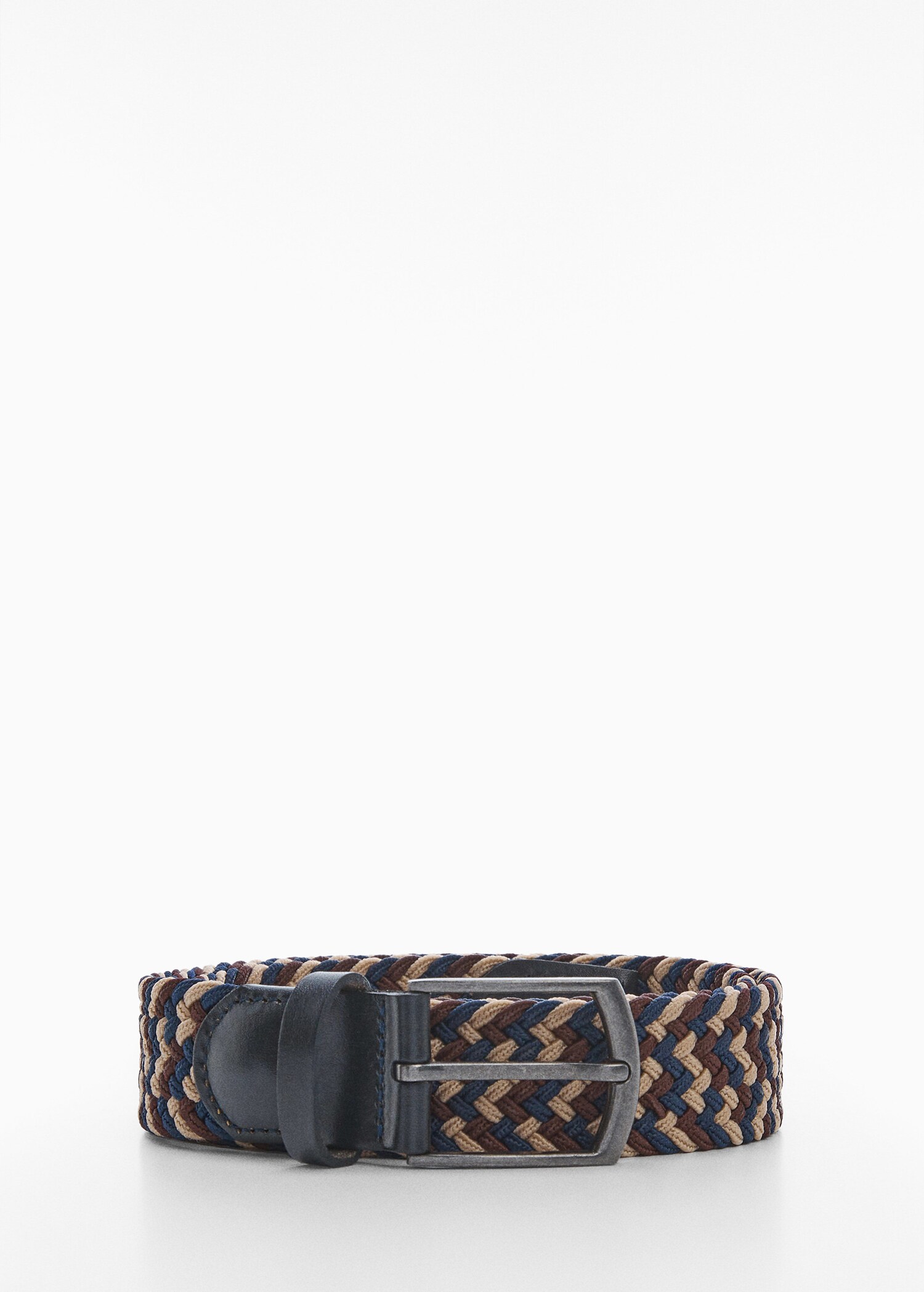 Braided elastic coloured belt - Article without model