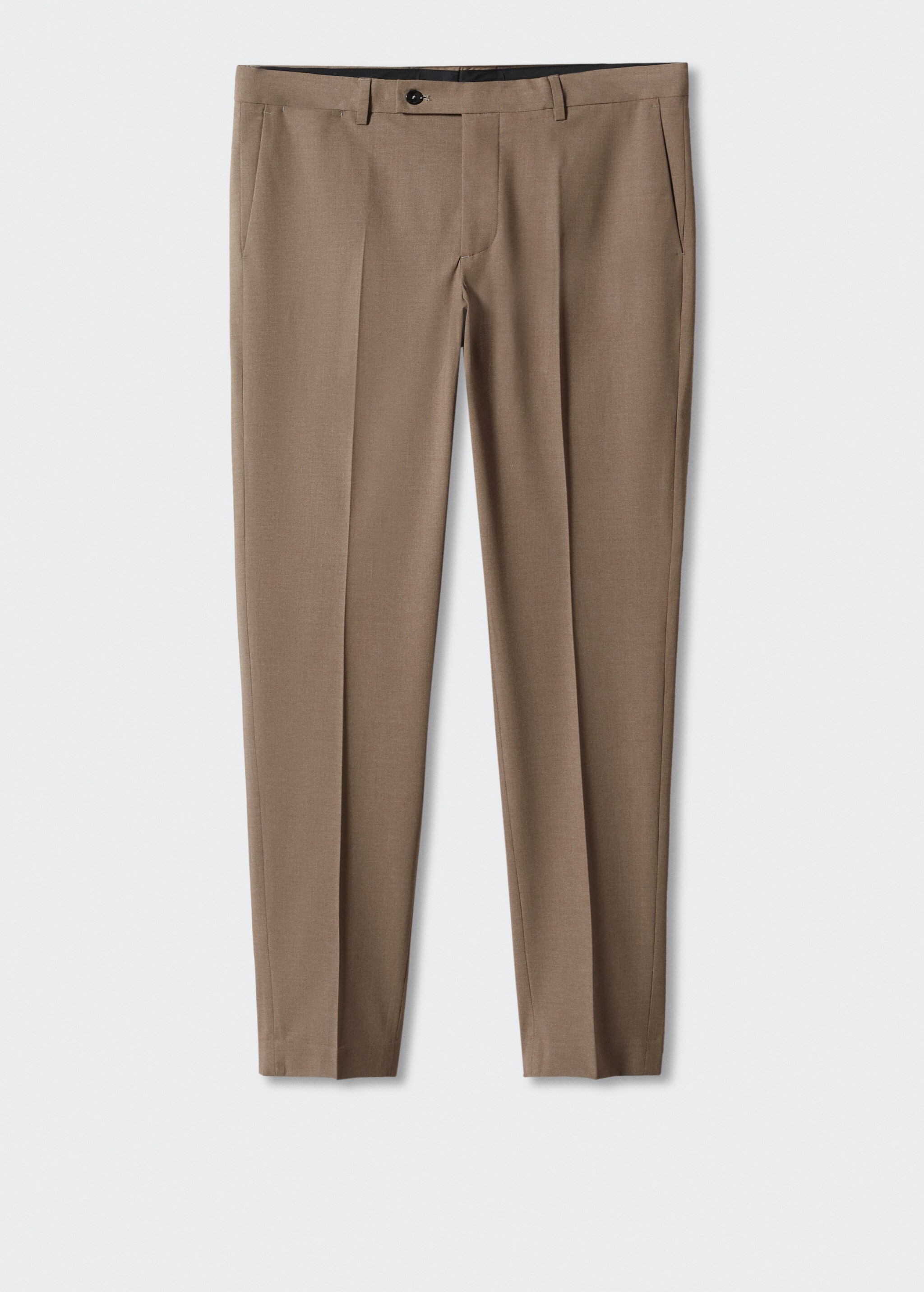 Stretch fabric slim-fit suit trousers - Articol fără model