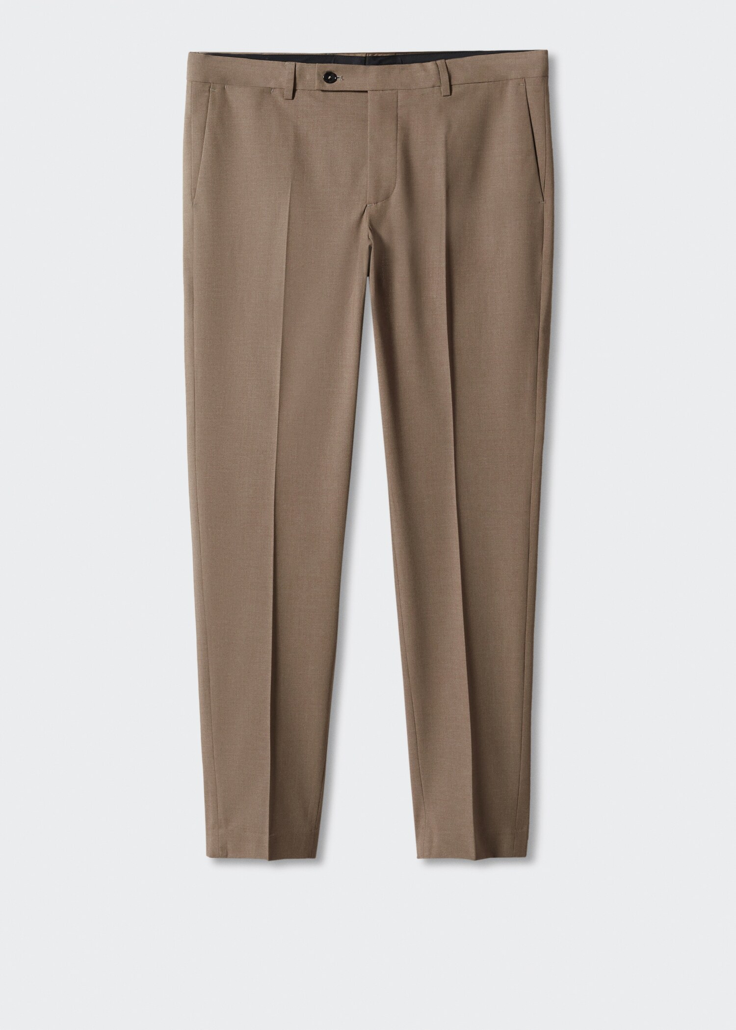 Stretch fabric slim-fit suit trousers - Article without model