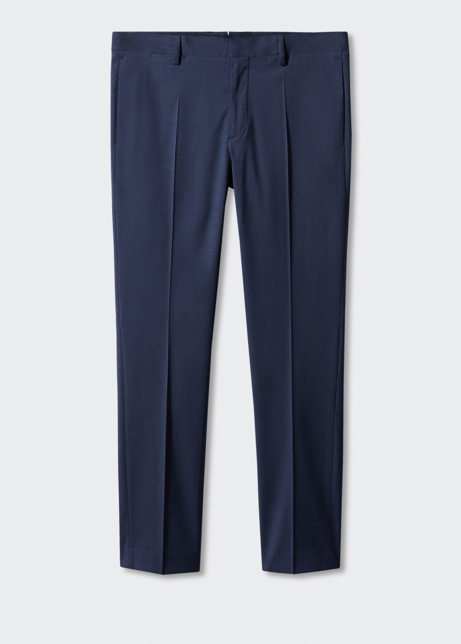 Super slim-fit printed suit trousers - Article without model