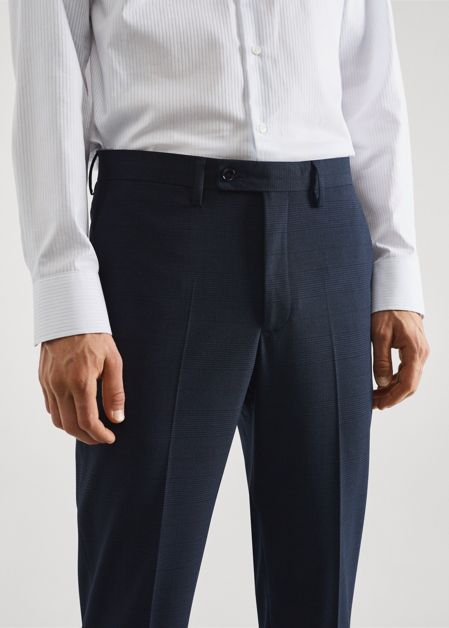 Pantaloni completo stampati slim-fit tessuto stretch - Dettaglio dell'articolo 1