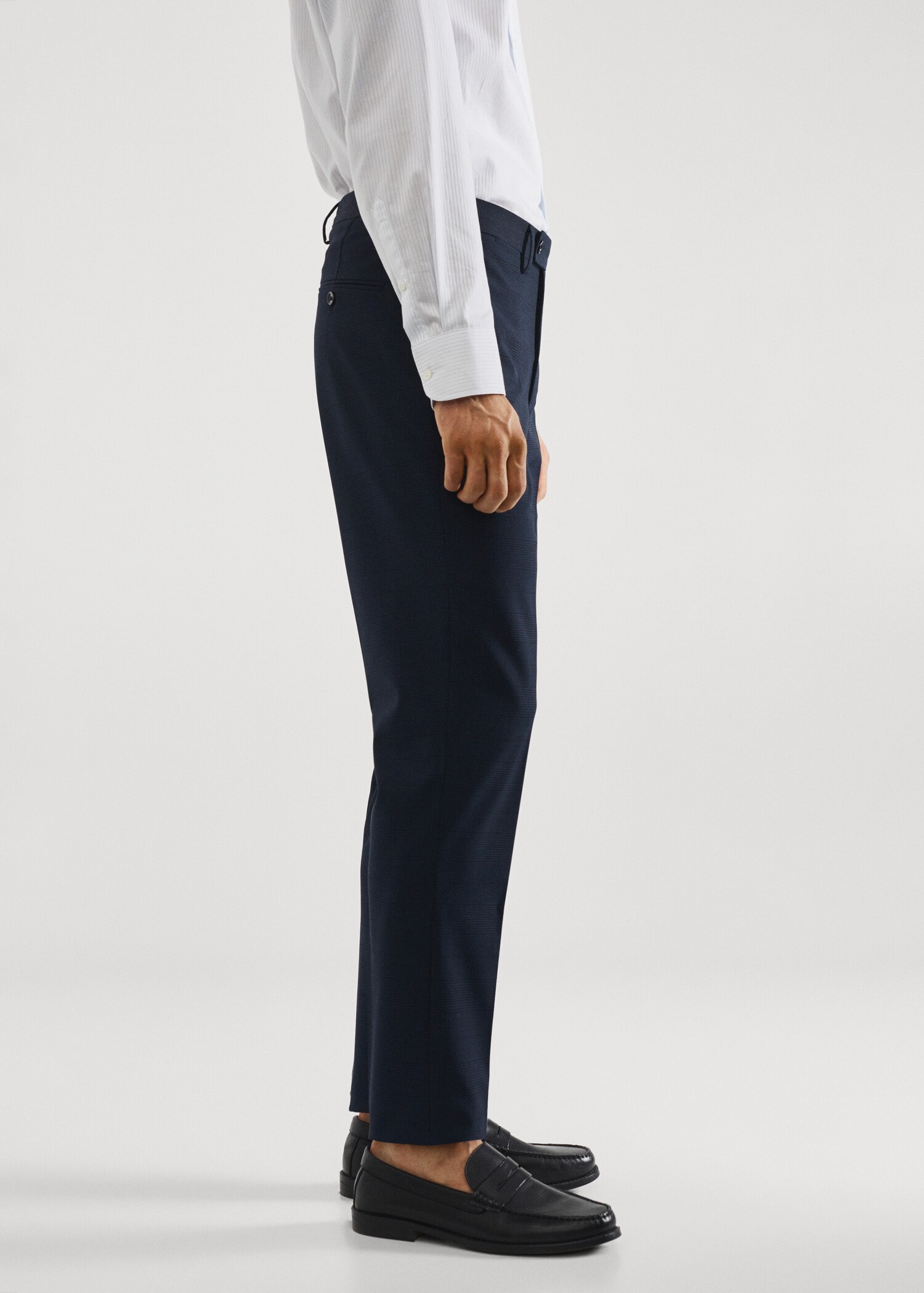Pantaloni completo stampati slim-fit tessuto stretch - Dettaglio dell'articolo 2