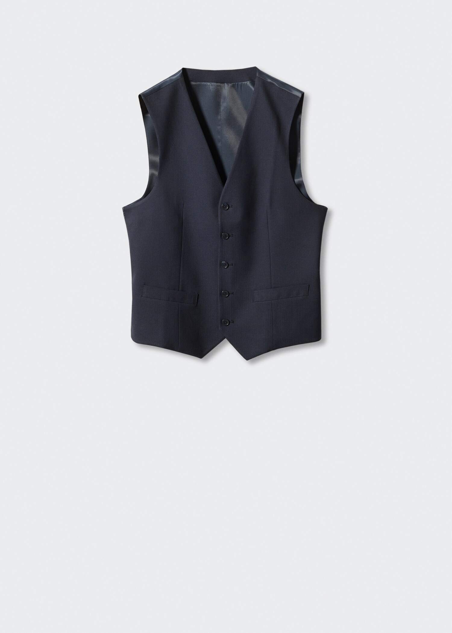 Slim-fit suit waistcoat - Article without model