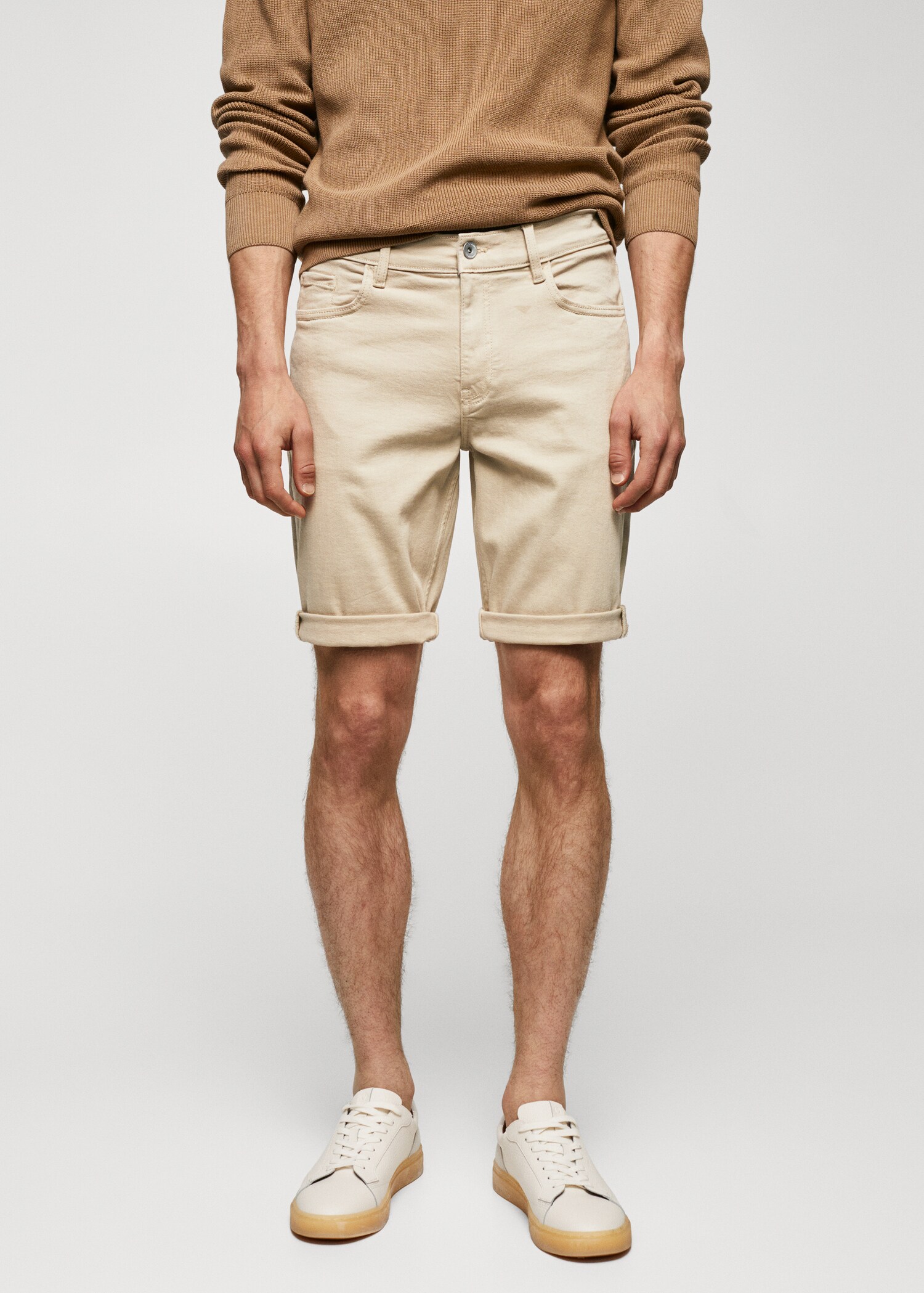 Bermuda denim slim fit - Piano medio
