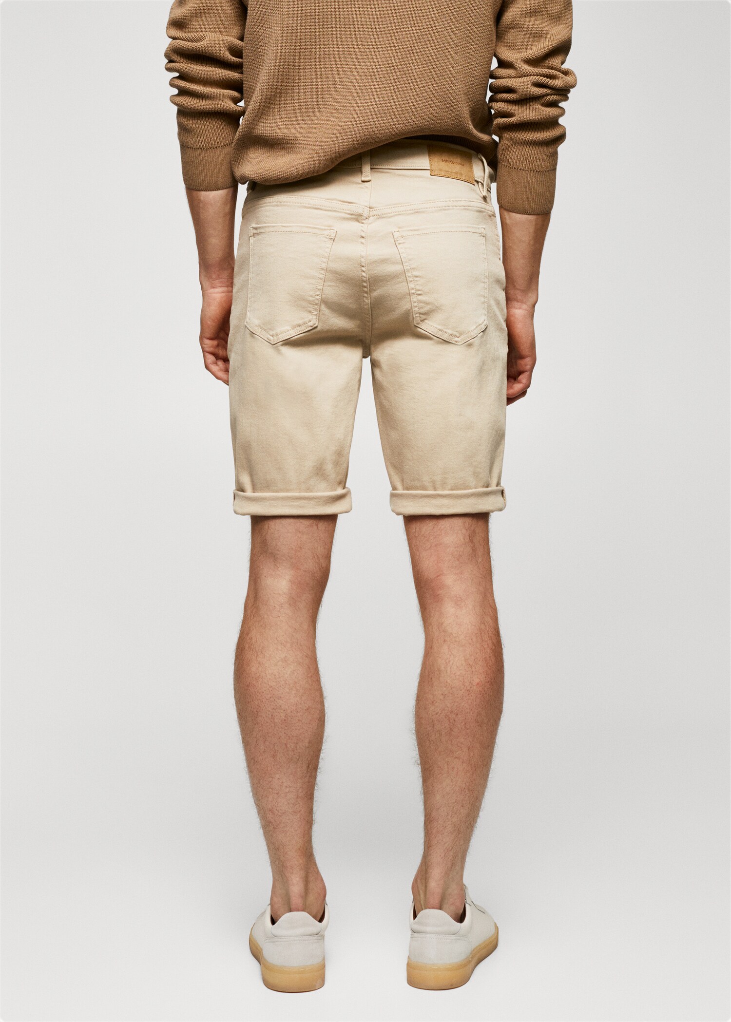 Bermuda denim slim fit - Retro dell'articolo