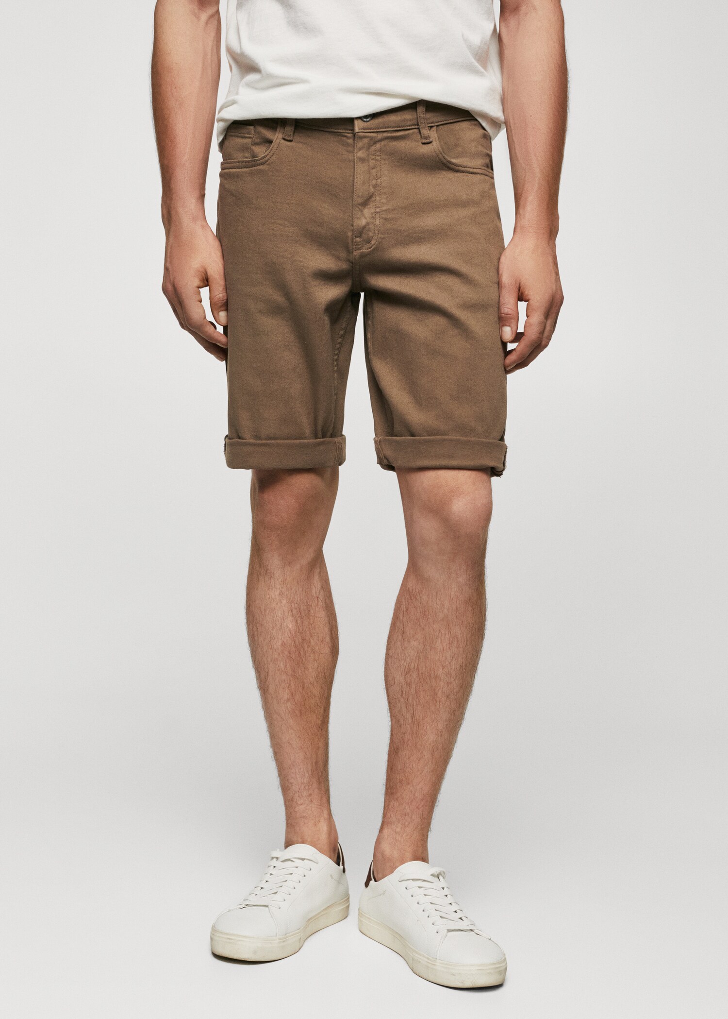 Bermuda denim slim fit - Piano medio
