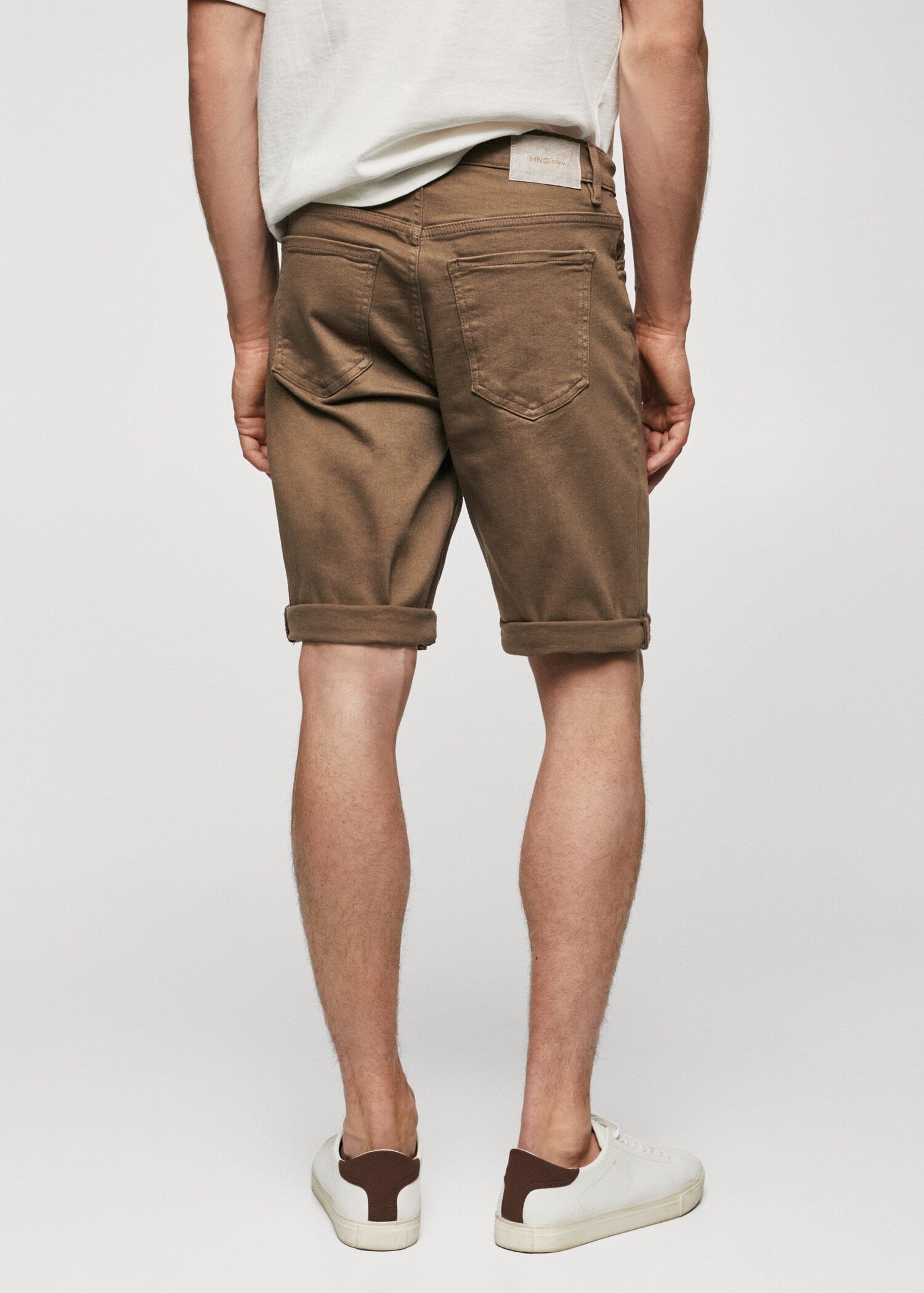 Bermuda denim slim fit - Retro dell'articolo