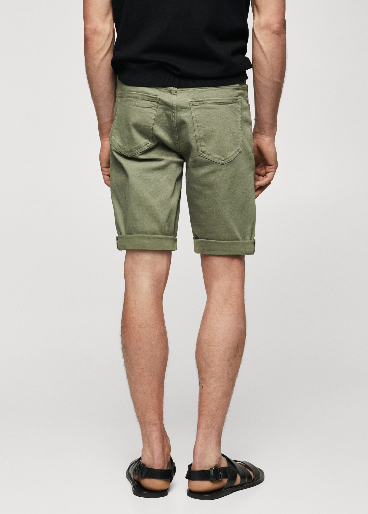 Bermuda denim slim fit - Retro dell'articolo