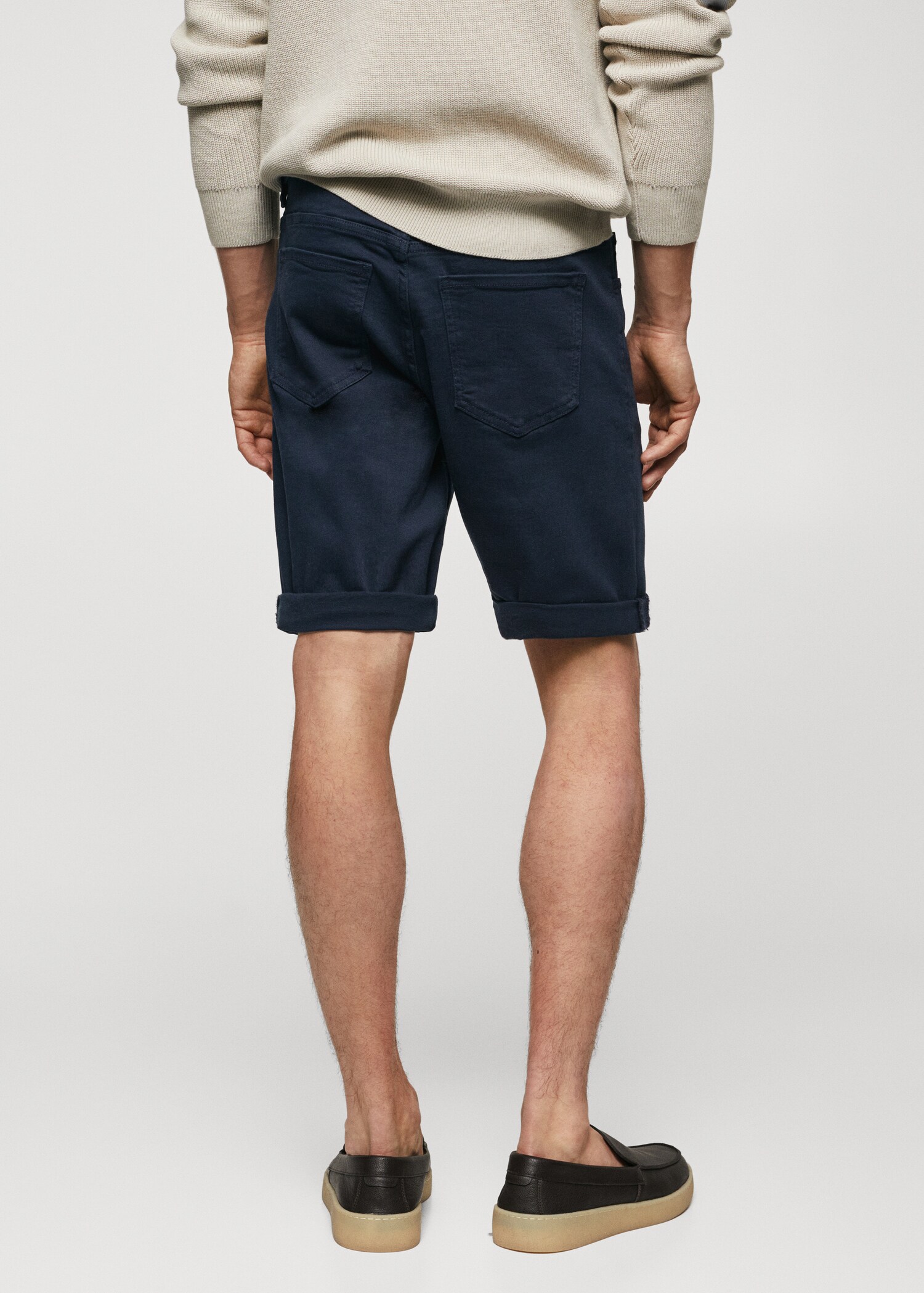 Bermuda denim slim fit - Retro dell'articolo