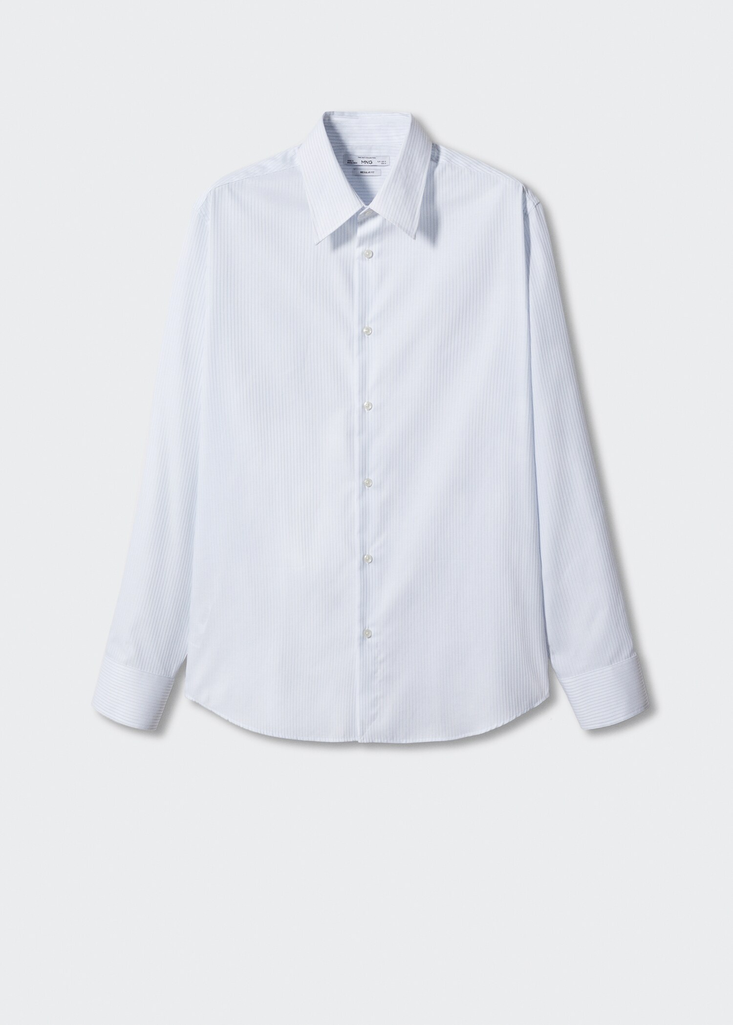 Camisa traje slim fit algodón twill rayas - Artículo sin modelo