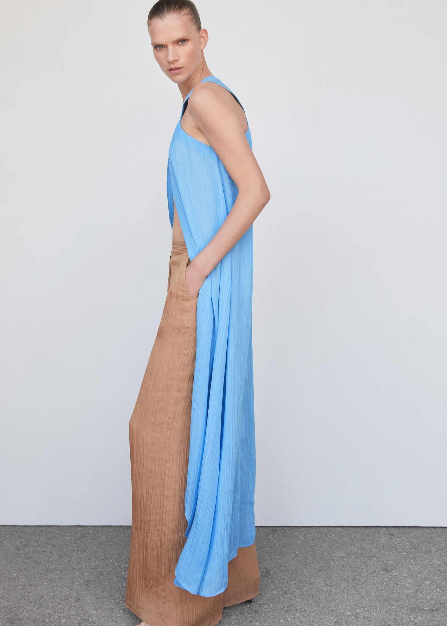 Robe plissée emmanchures américaines - Détail de l'article 2