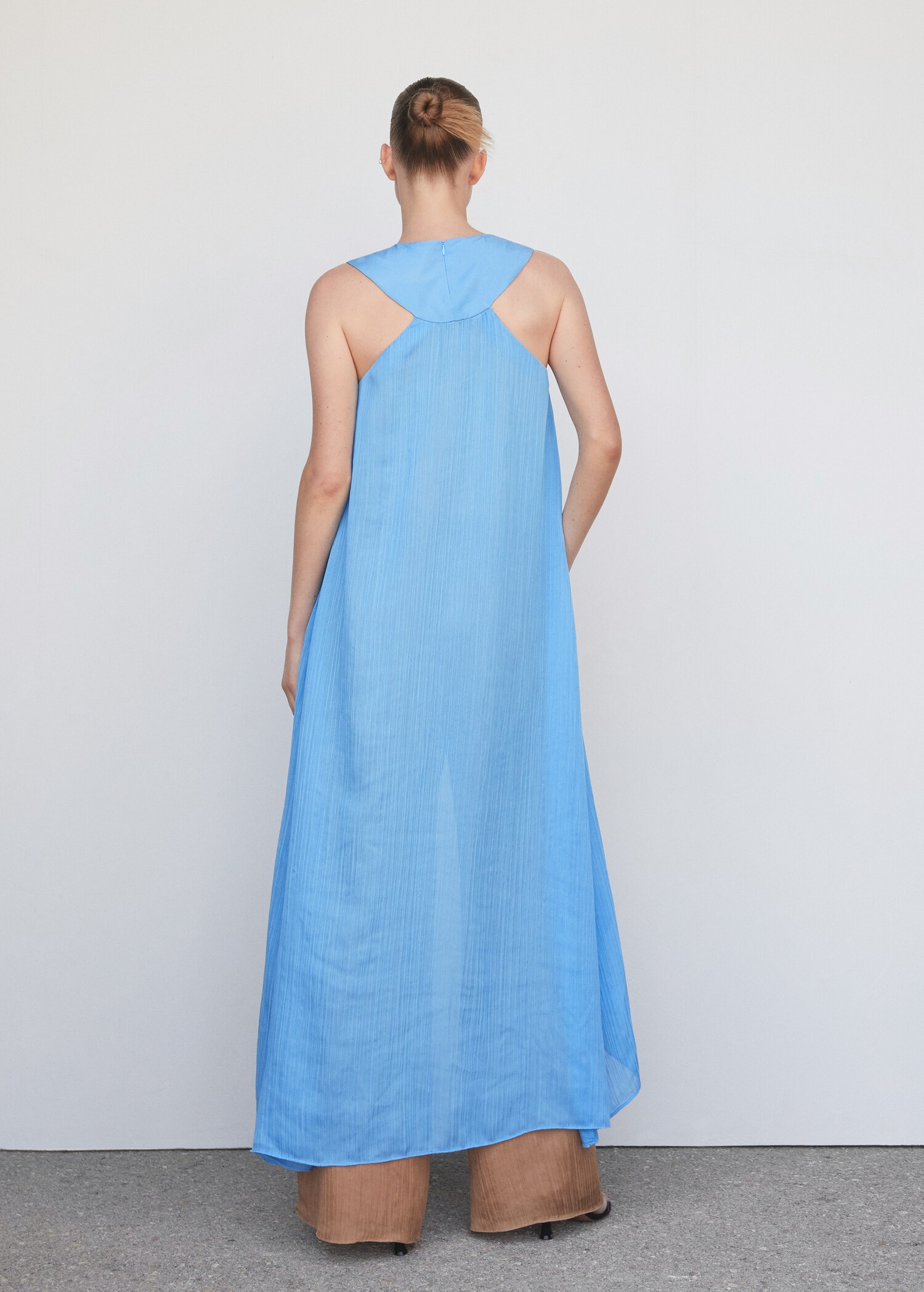 Robe plissée emmanchures américaines - Verso de l’article