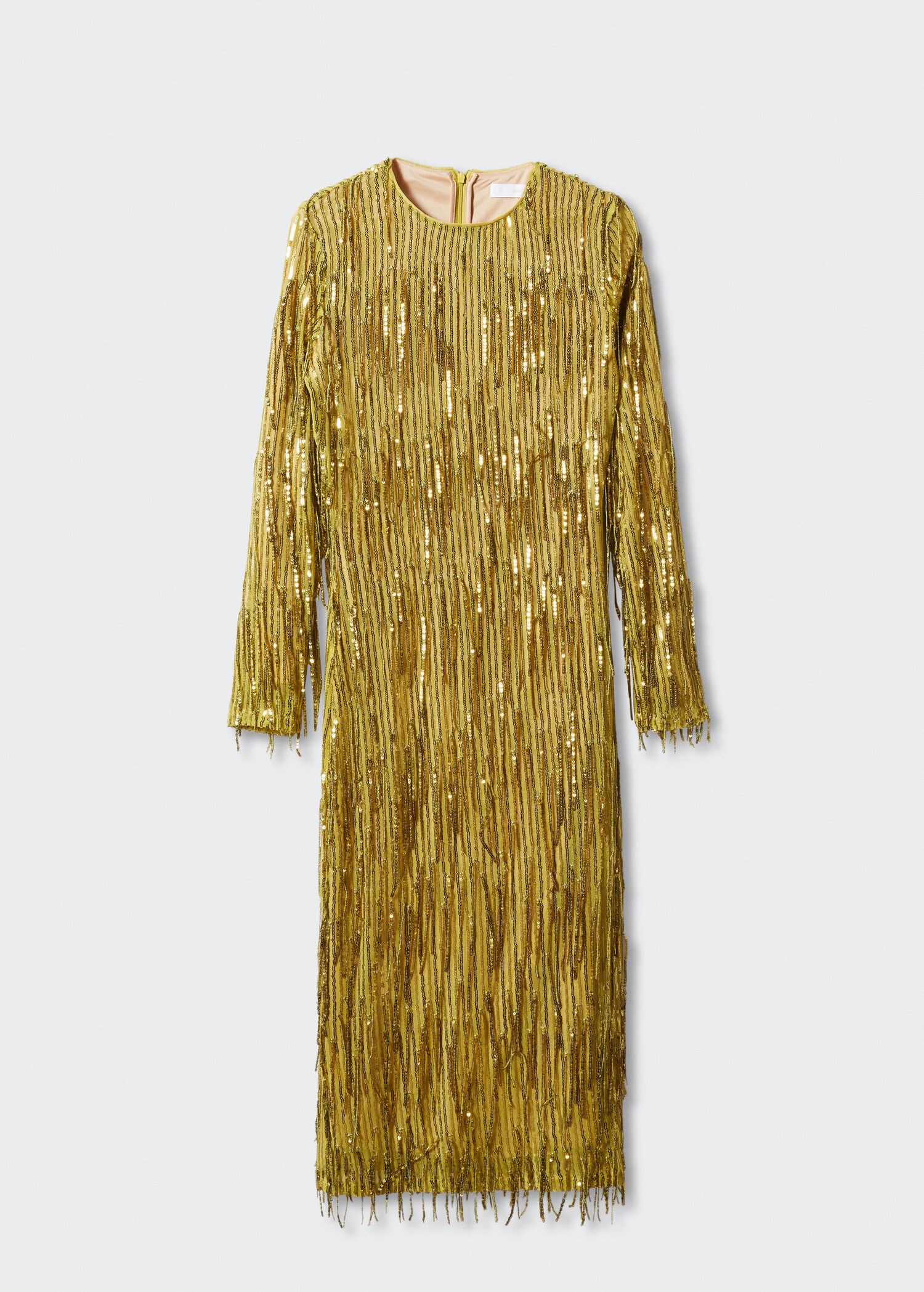 Robe franges métallisées - Article sans modèle