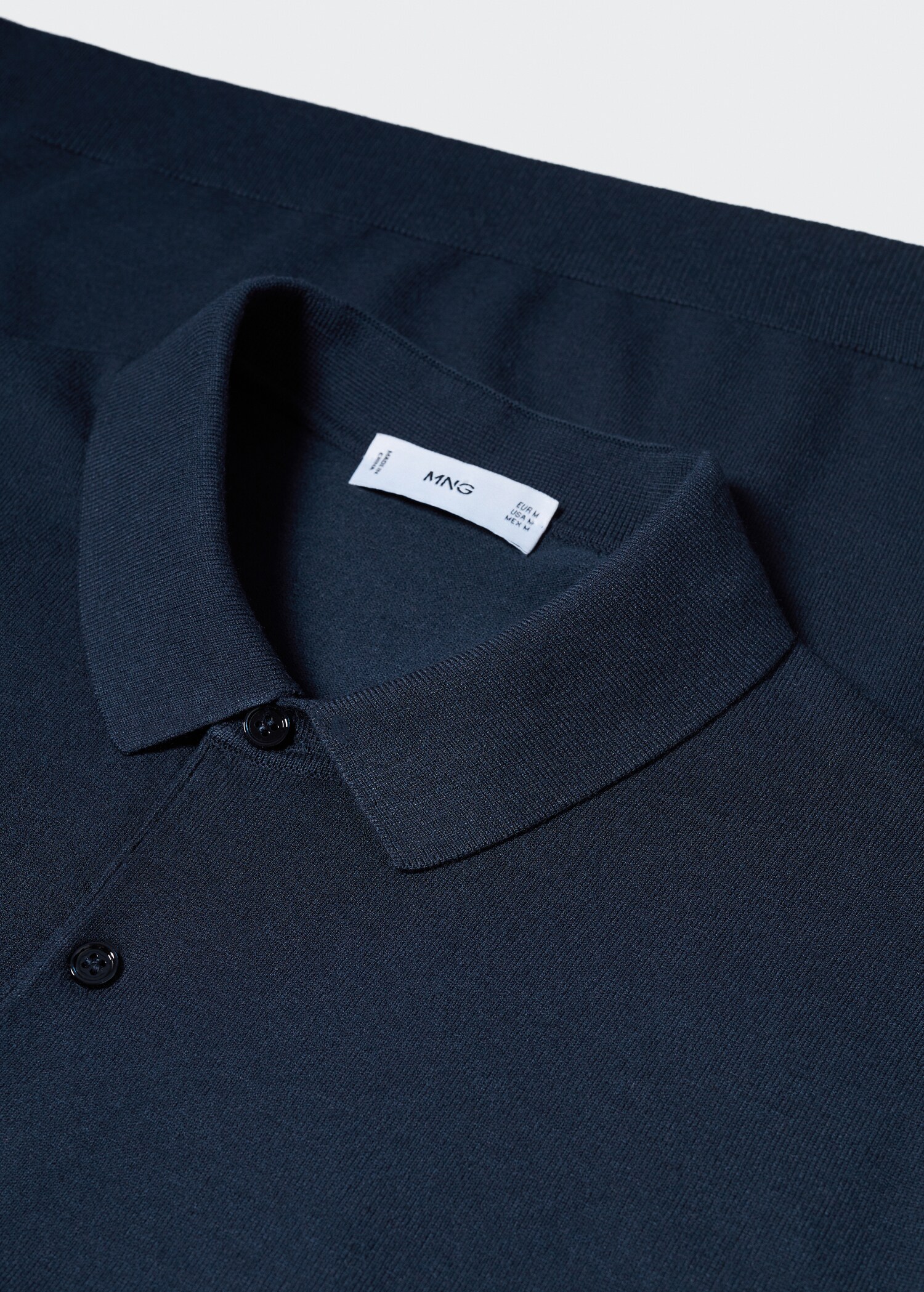 Fine-knit polo shirt - Details of the article 8