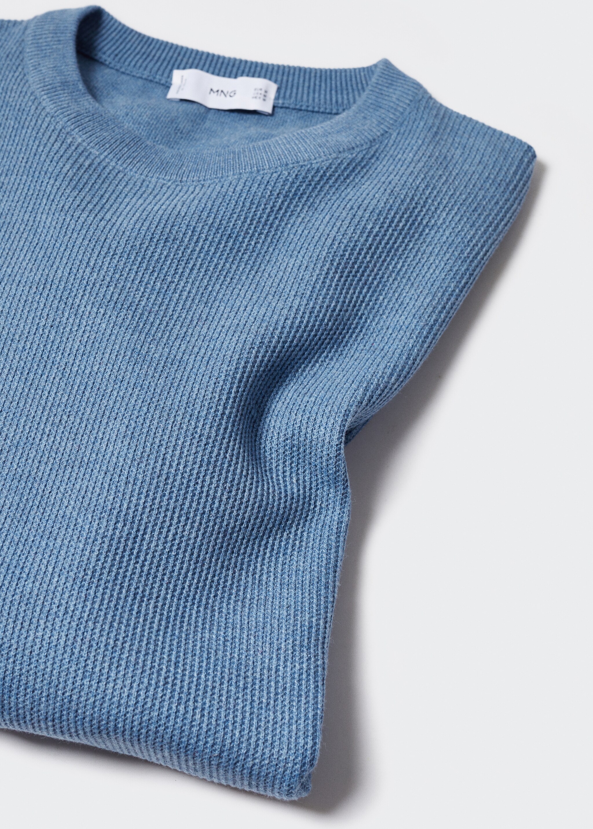 Structured cotton sweater - Details of the article 8