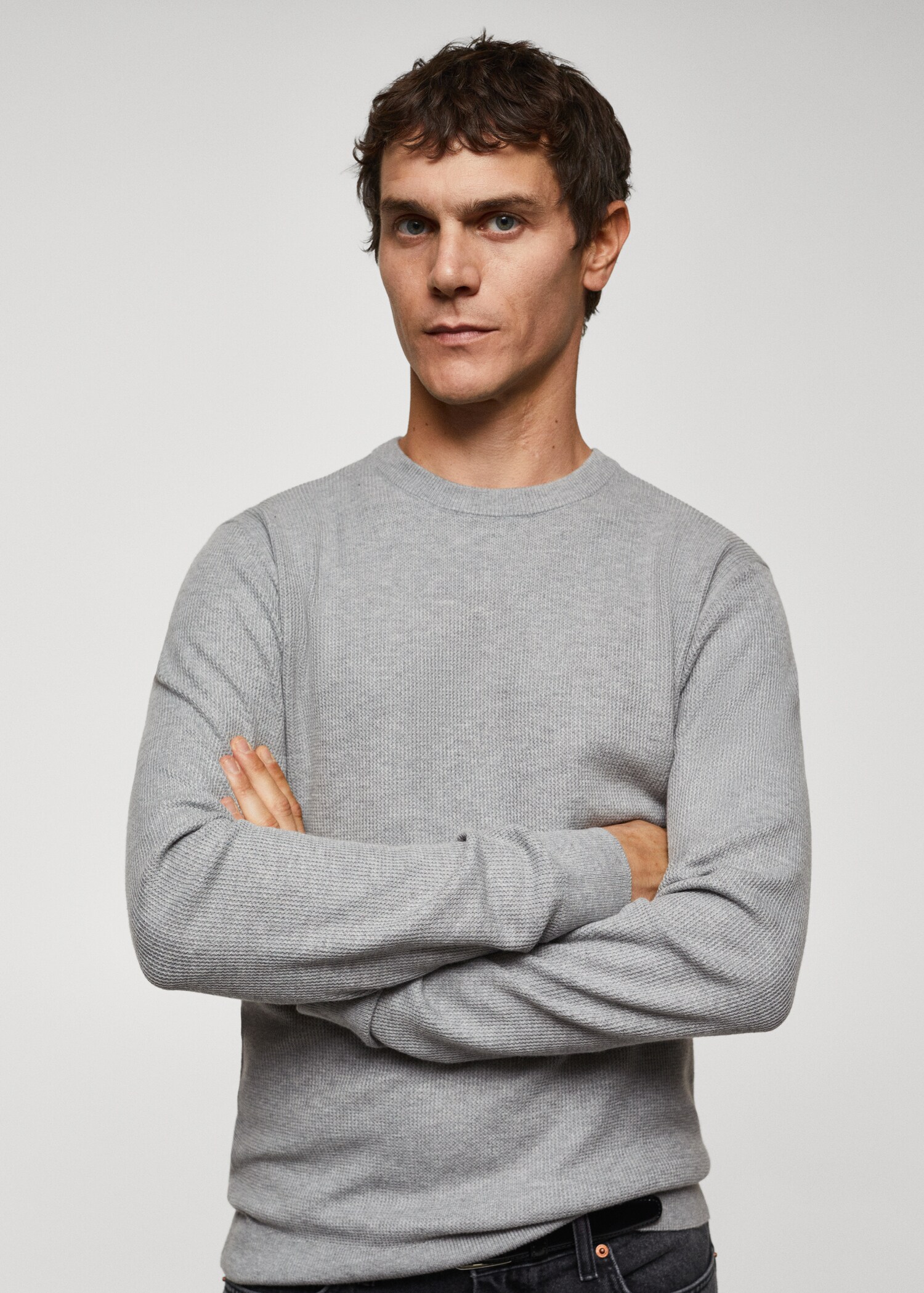 Pull-over coton structuré - Détail de l'article 1