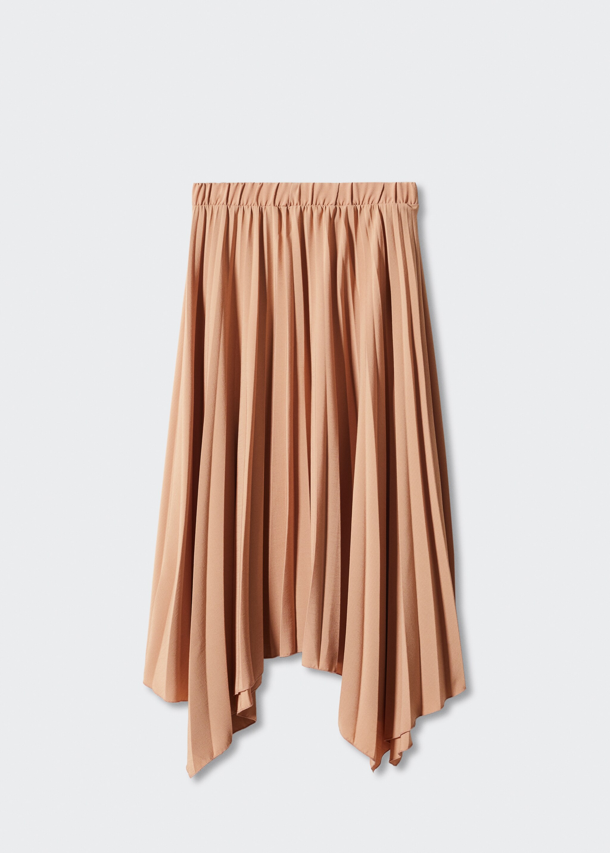 Pleated asymmetric skirt  - Article without model