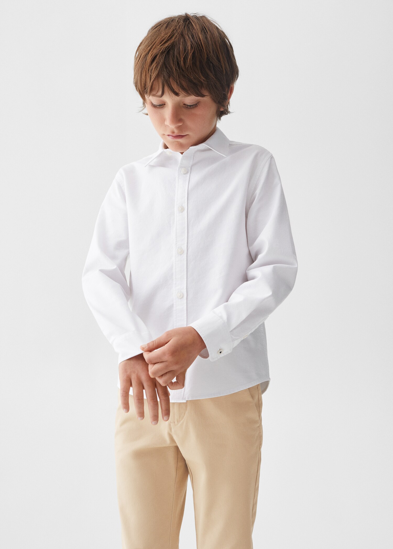 Chemise oxford en coton - Plan moyen