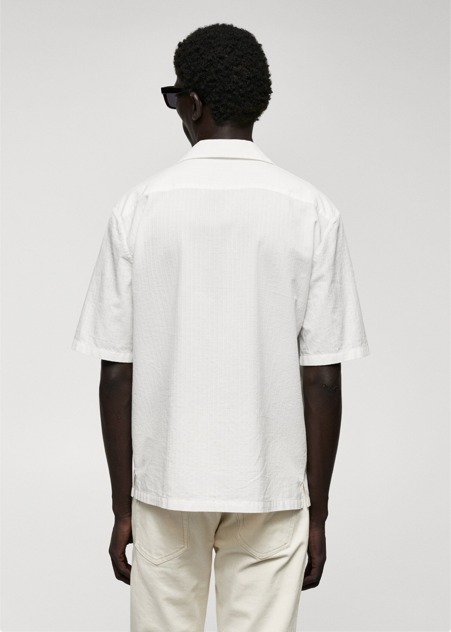 Camisa 100% algodón estructura - Reverso del artículo