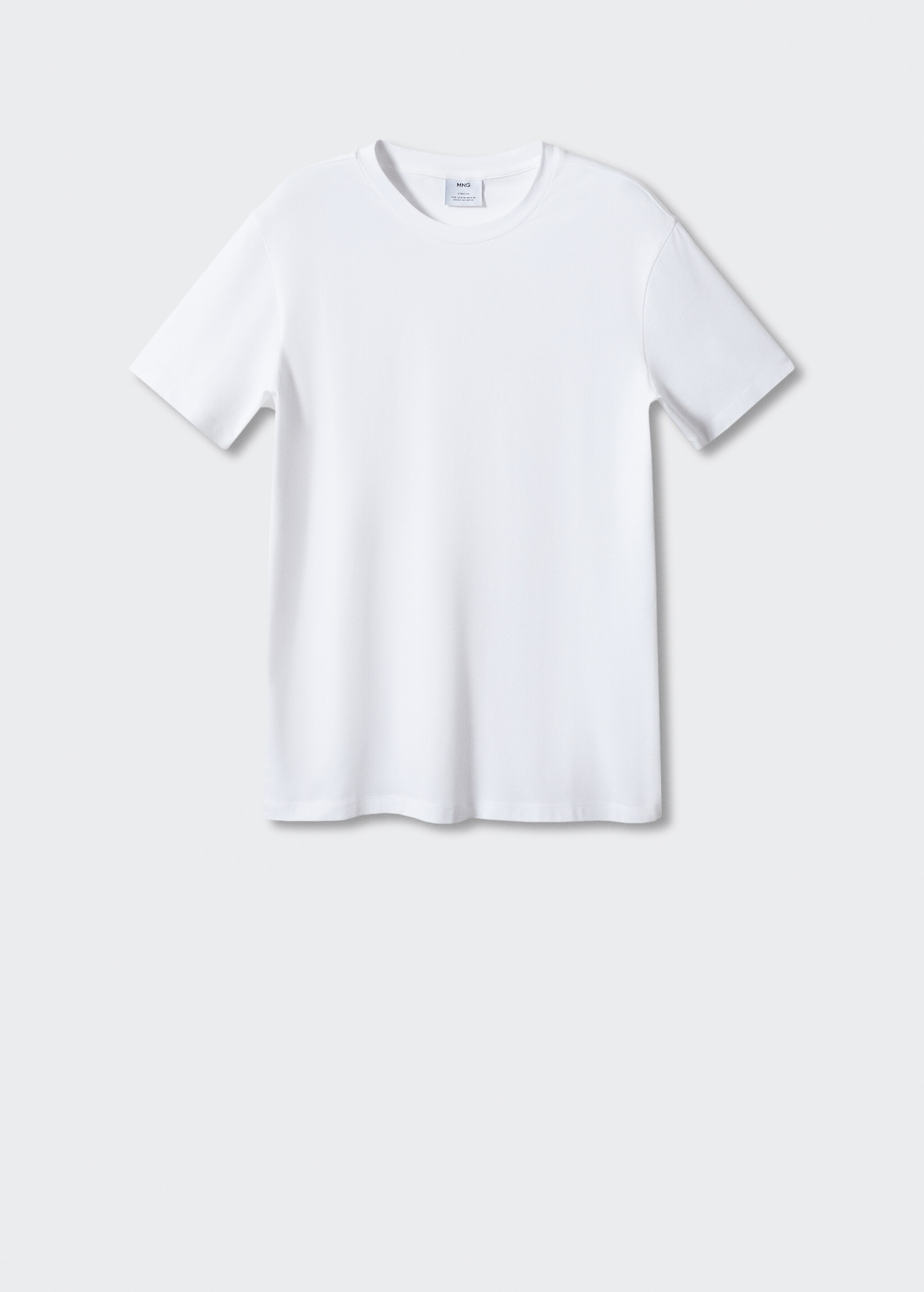 Pamuklu streç tişört - Modelsiz ürün