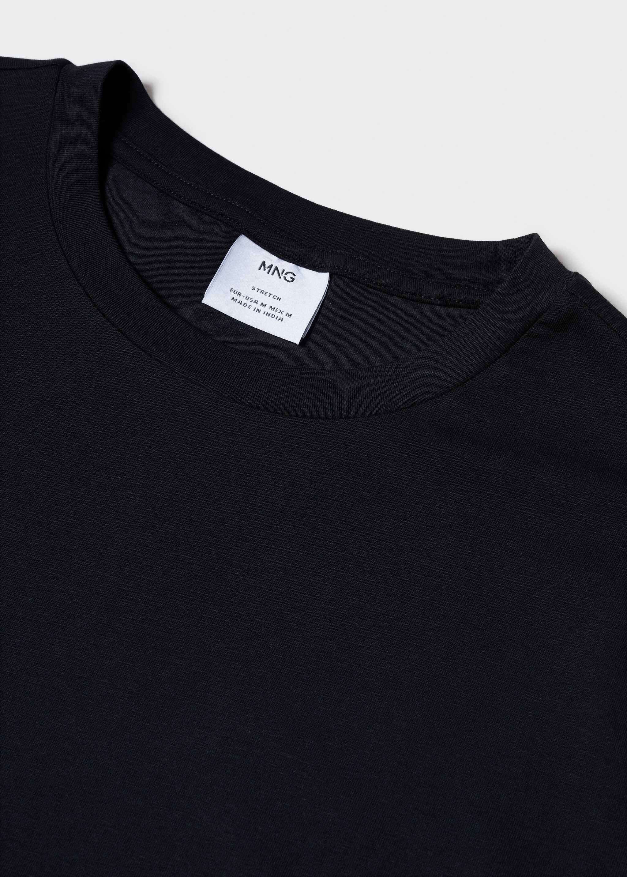 Stretch cotton T-shirt - Details of the article 8