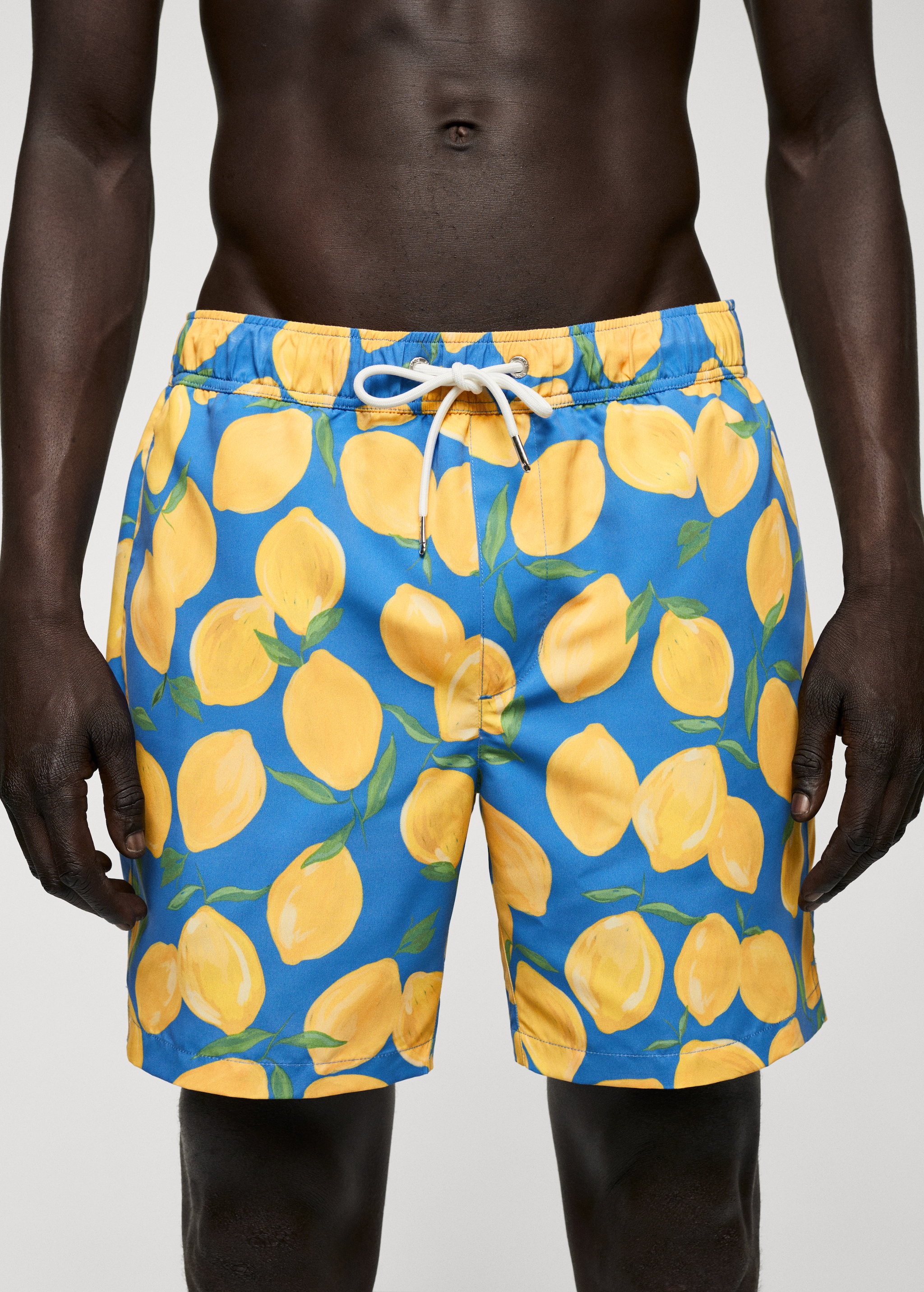 Lemons print swimsuit - Details of the article 1