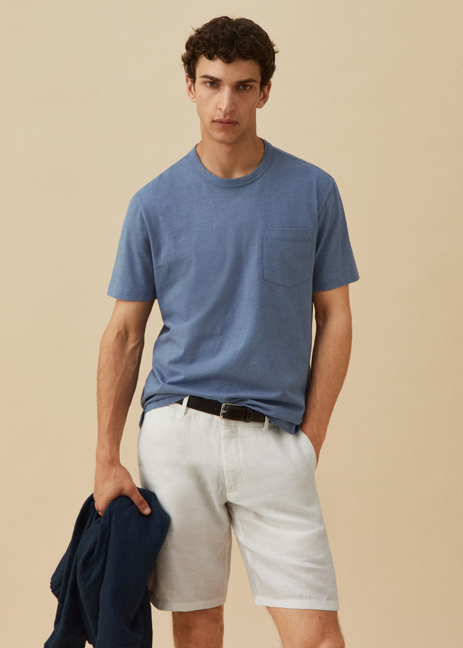 T-shirt poche 100 % coton - Détail de l'article 5