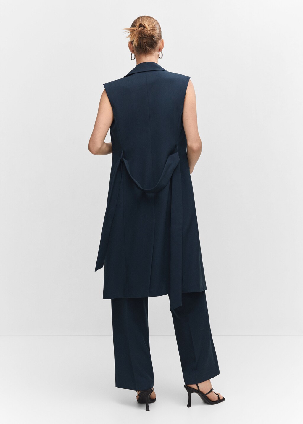Gilet long mango new arrivals
