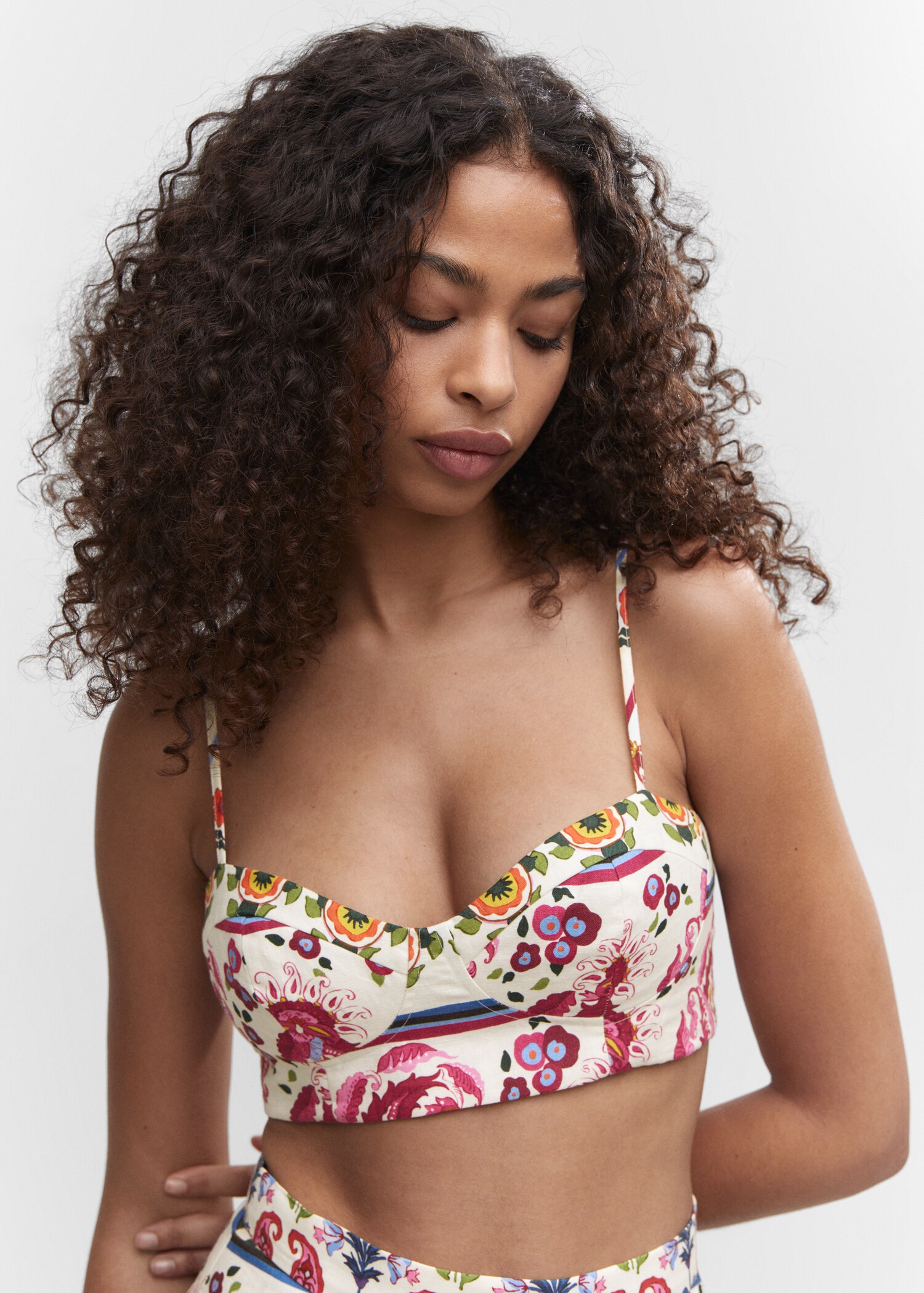 Top lino estampado - Detalle del artículo 1