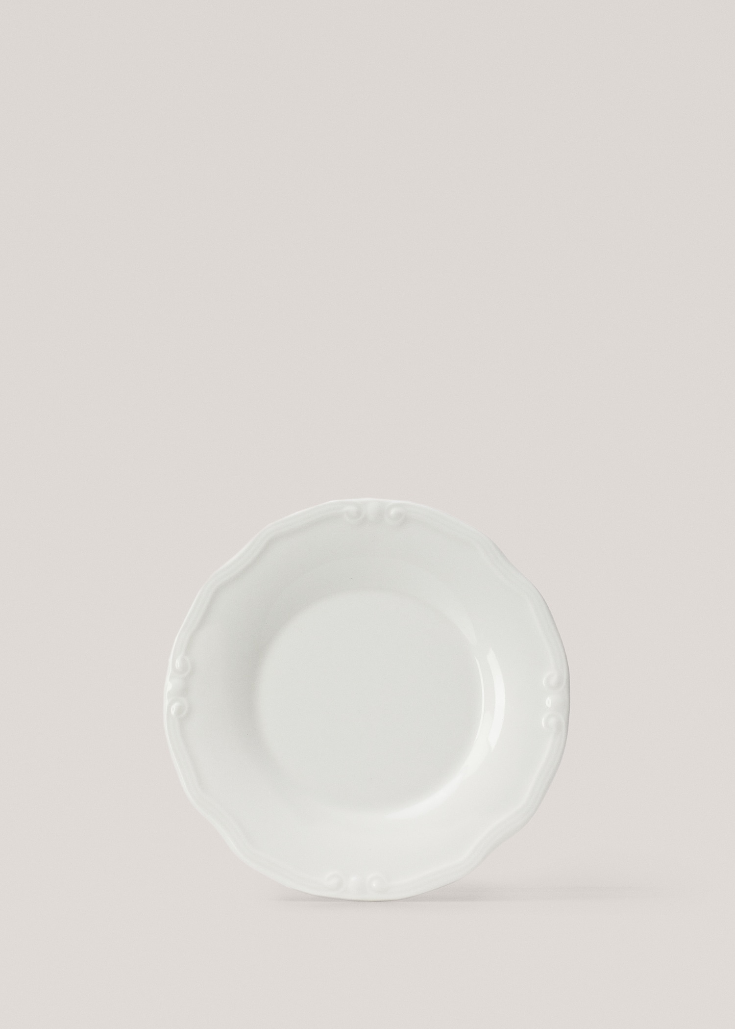 Porcelain romantic dessert plate - Article without model