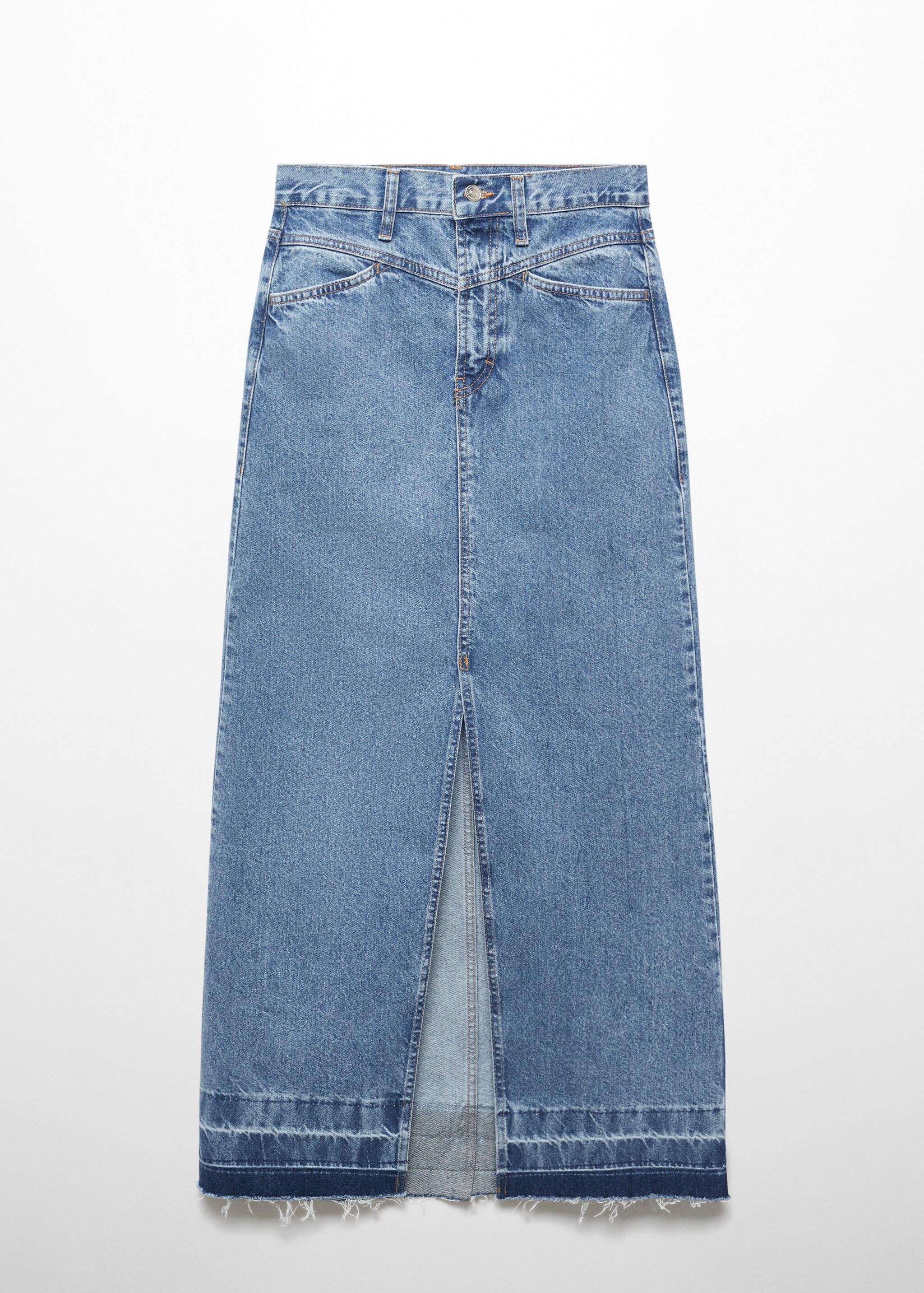 Long denim skirt - Article without model