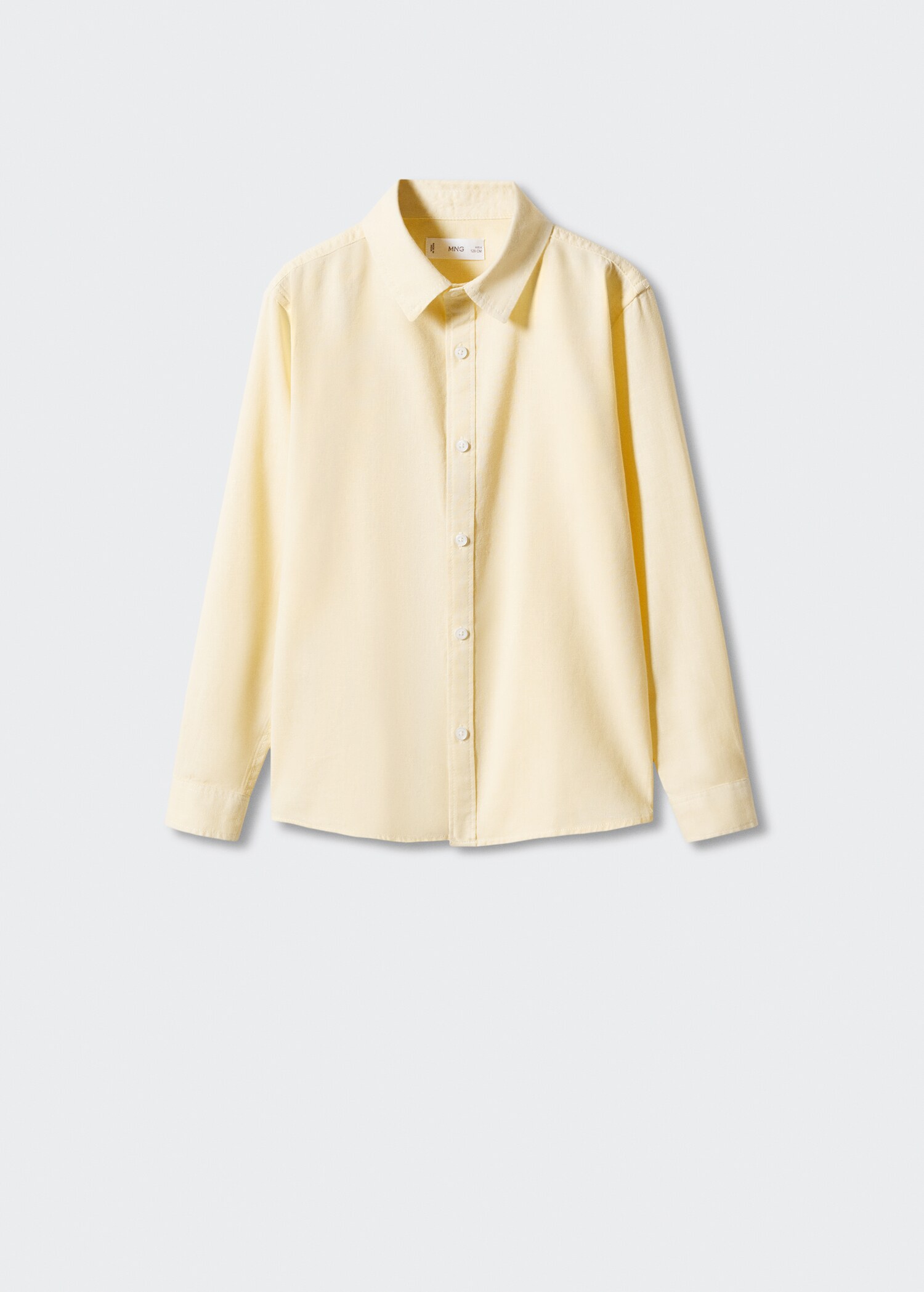 Рубашка regular fit изо льна - Изделие без модели