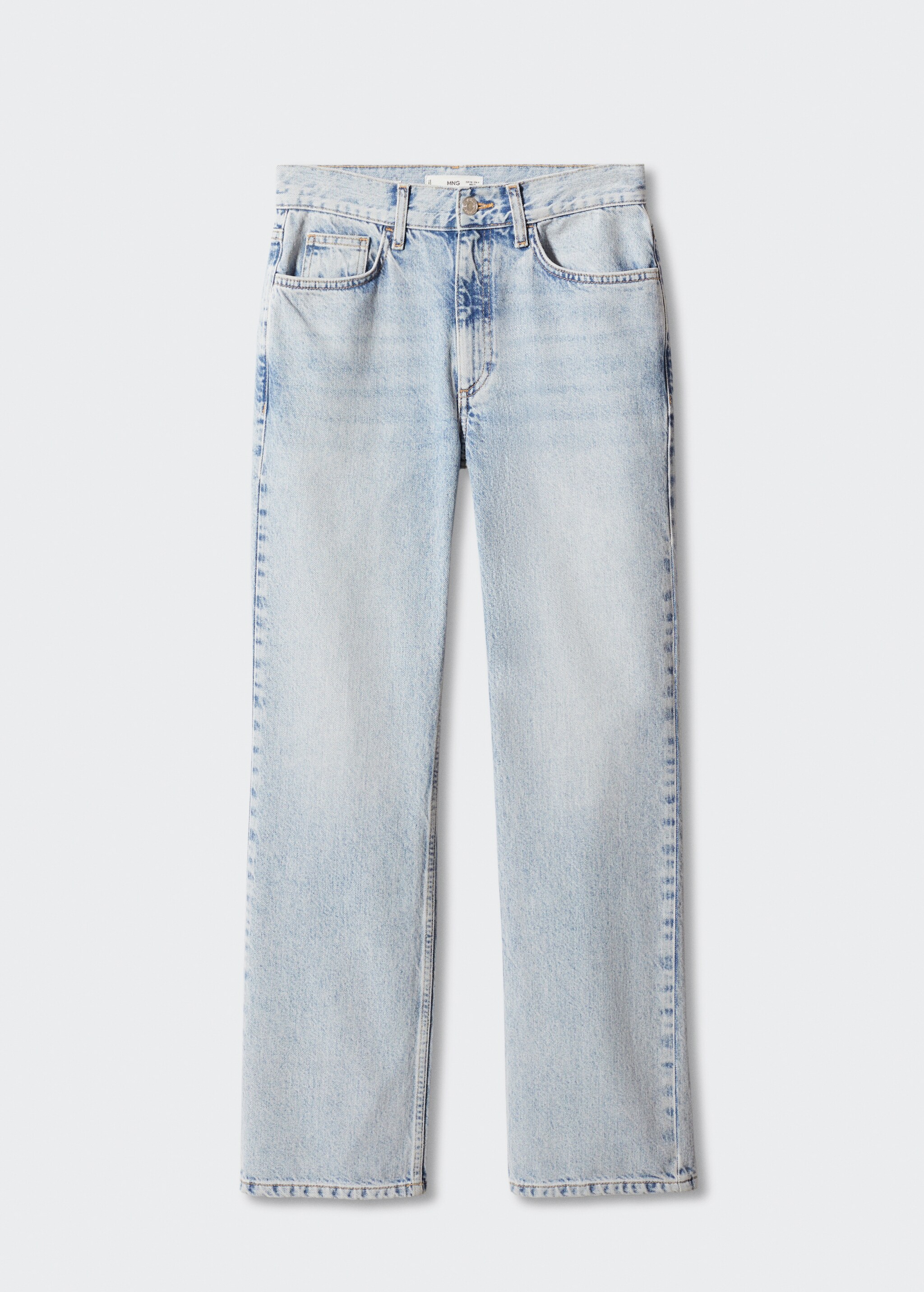Mid-rise straight jeans - Artikel zonder model