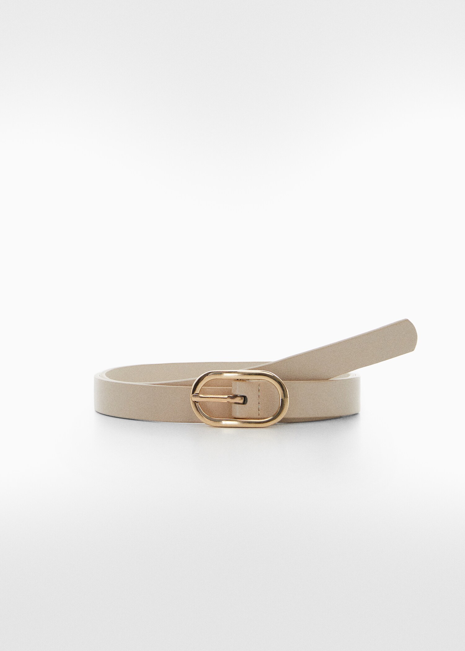 Oval buckle belt - Article without model