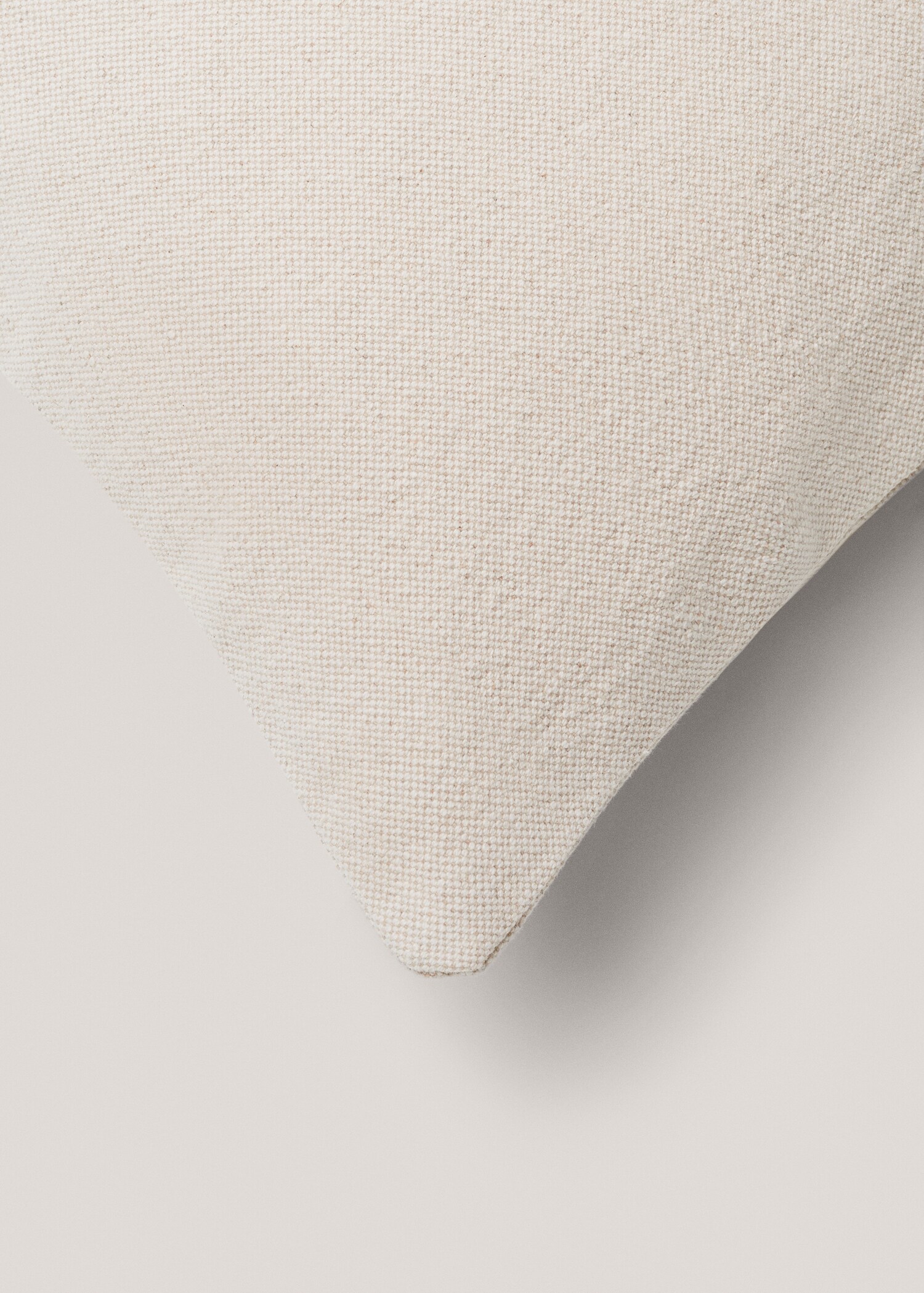 Housse coussin bicolore lin et coton mélangés 40x60 cm - Détail de l'article 1