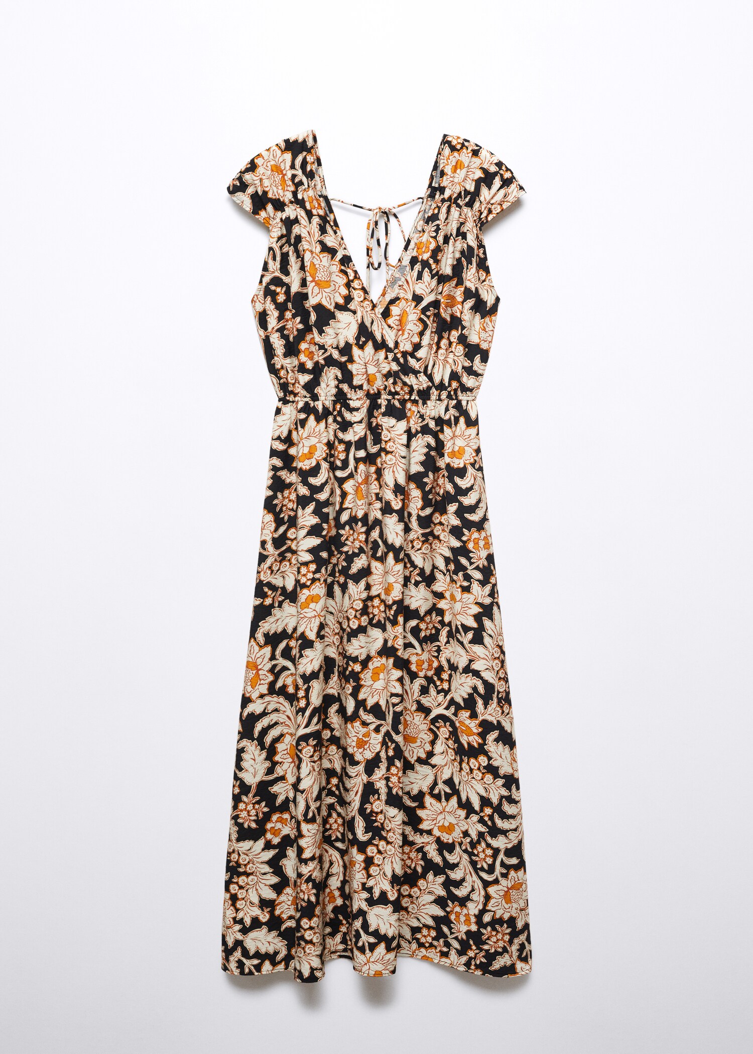 Robe cache-cœur à fleurs - Article sans modèle