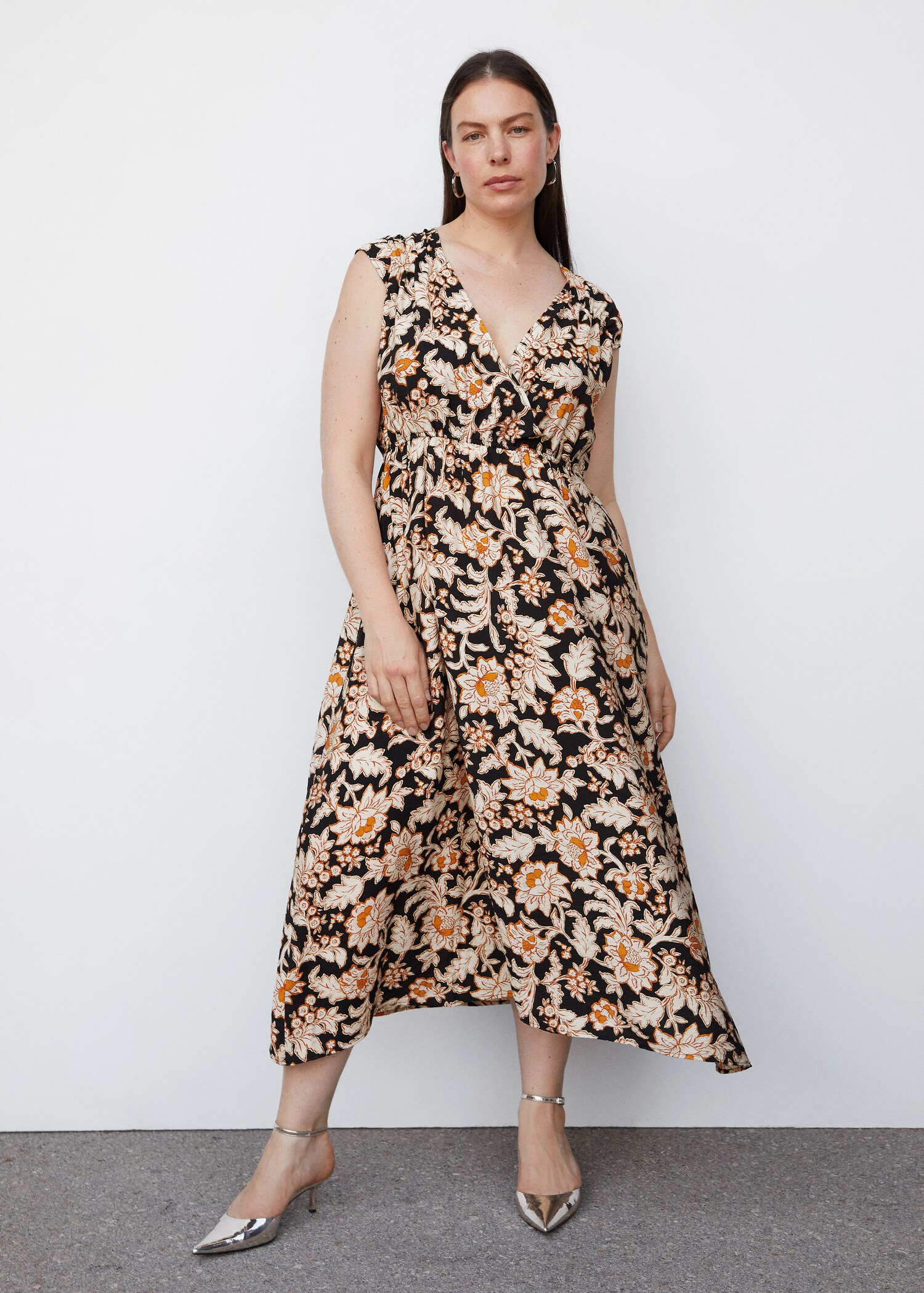 Robe cache-cœur à fleurs - Détail de l'article 3