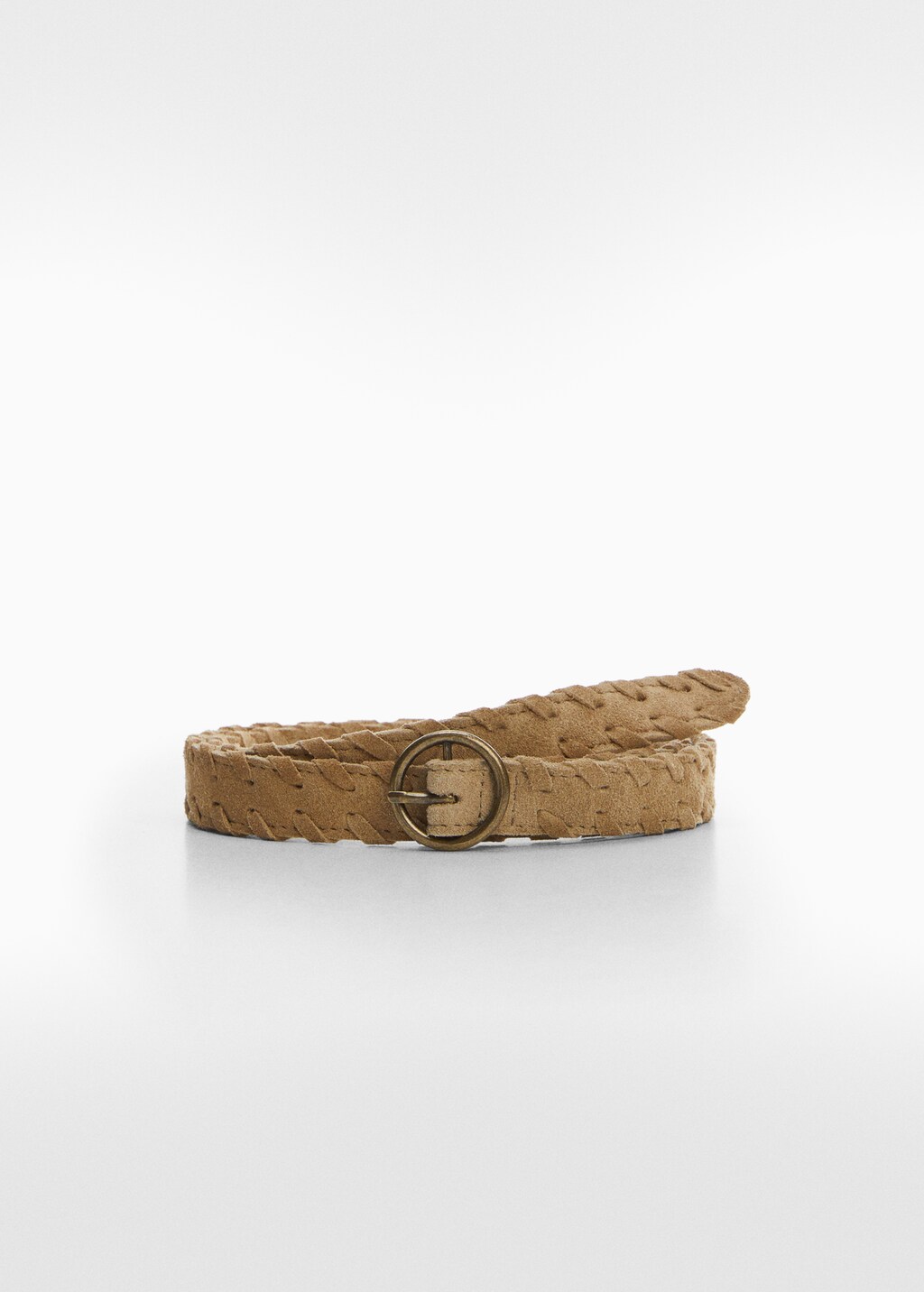 Ceinture tressée en cuir Camel Cyrillus - Enfant | Place des Ceinture tressée en cuir Camel Cyrillus - Enfant | Place des