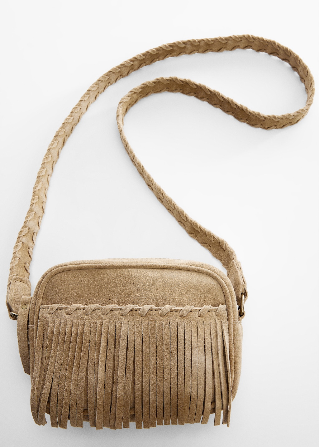 Fringe leather bag