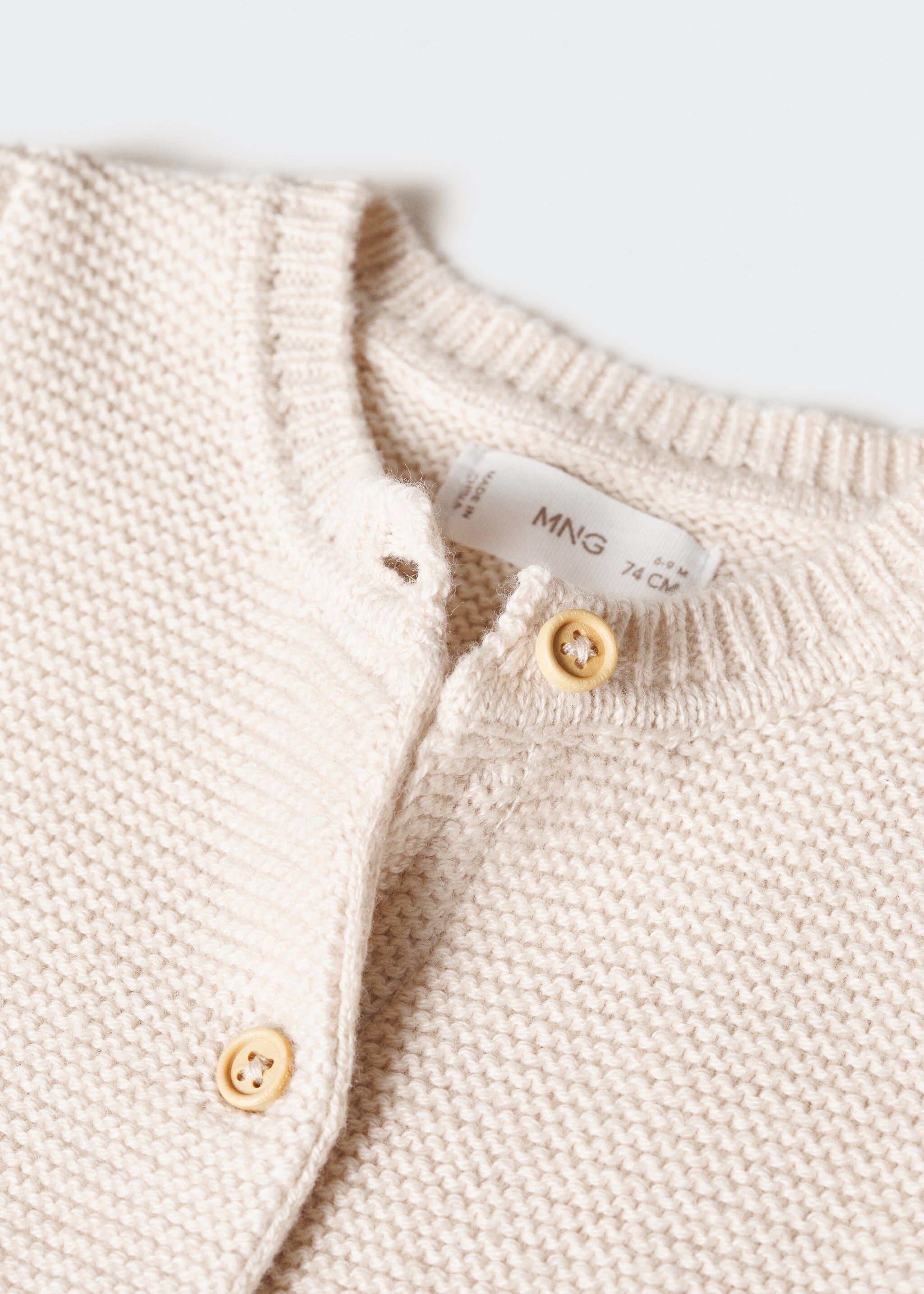 Cotton-blend cardigan - Details of the article 0