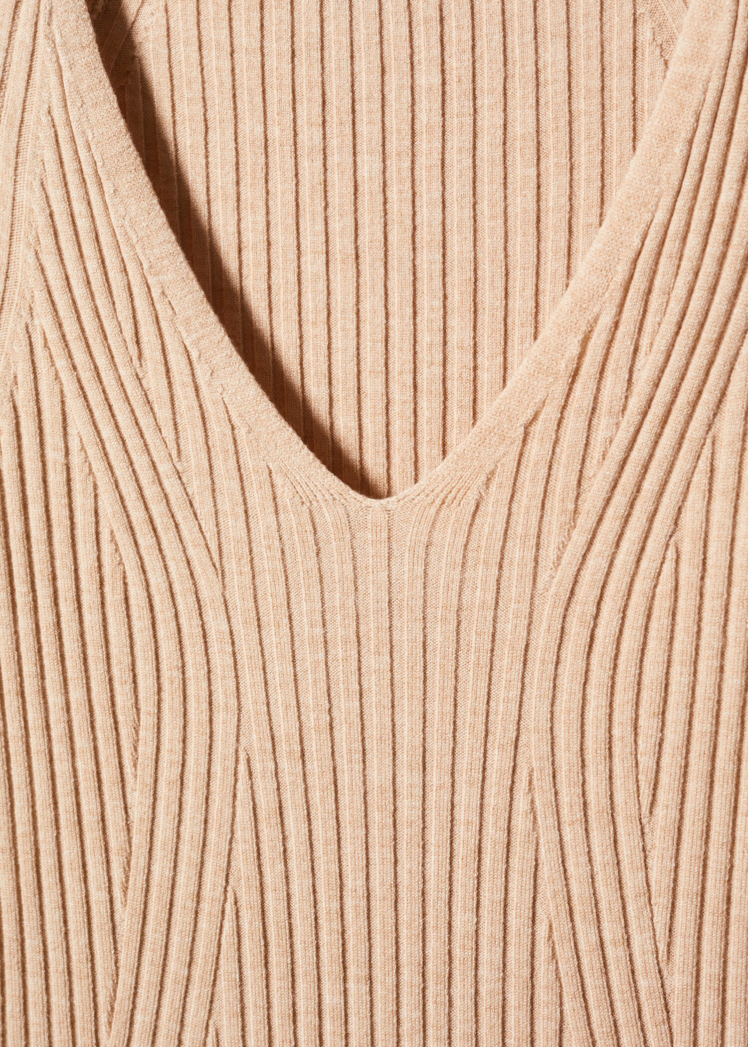 Vestido punto midi cinturón - Detalle del artículo 8