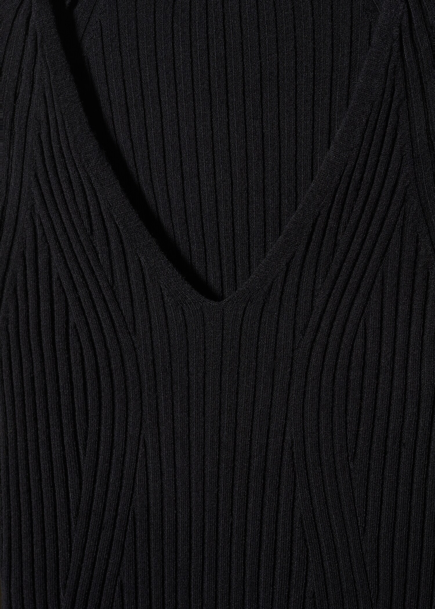 Vestido punto midi cinturón - Detalle del artículo 8