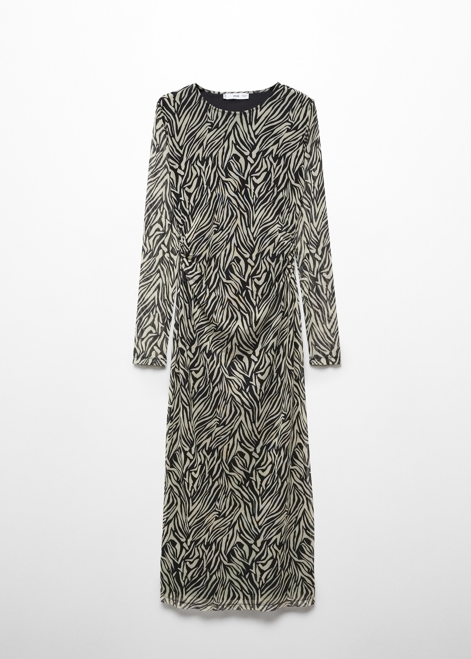Animal print midiruha - Termék modell nélkül