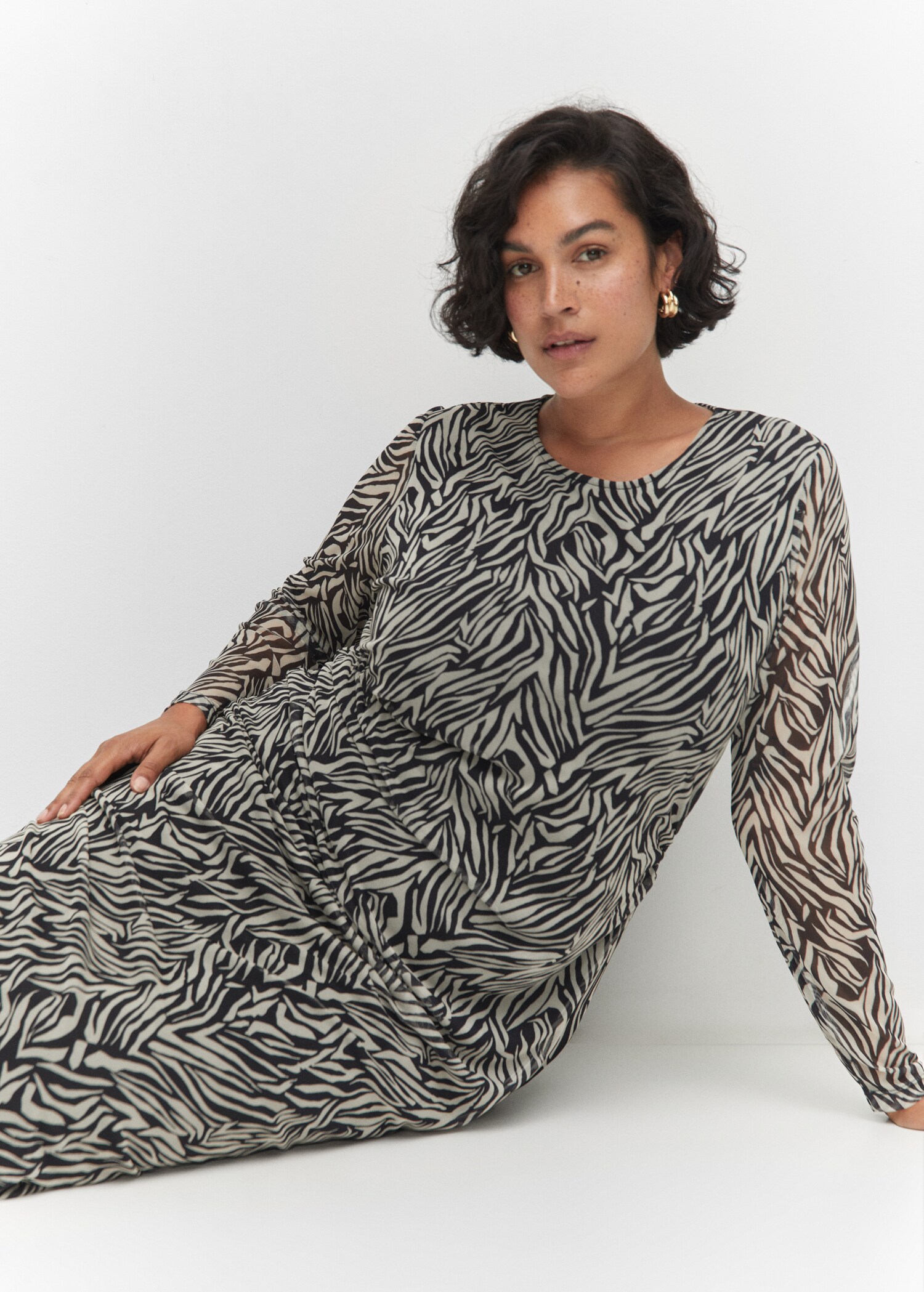 Animal print midiruha - A termék adatai 4