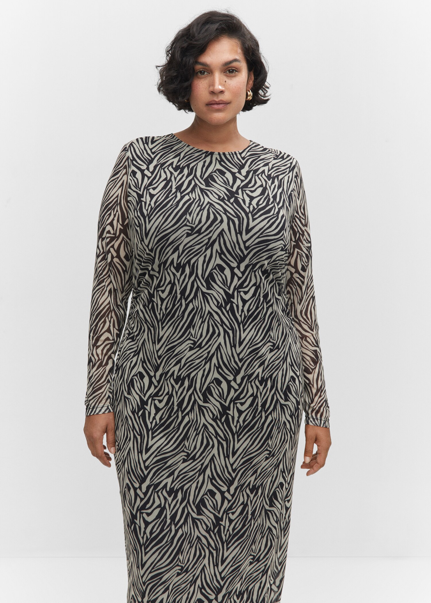 Animal print midiruha - A termék adatai 5